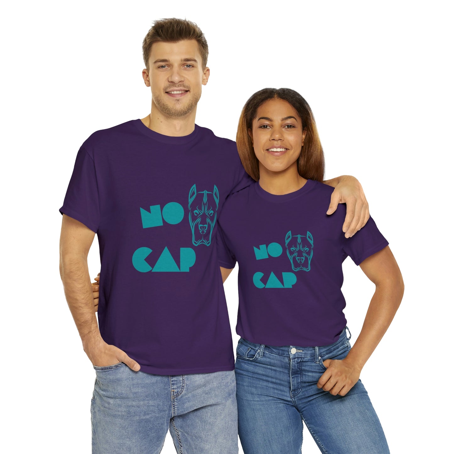 ''NO CAP " Unisex Heavy Cotton Tee