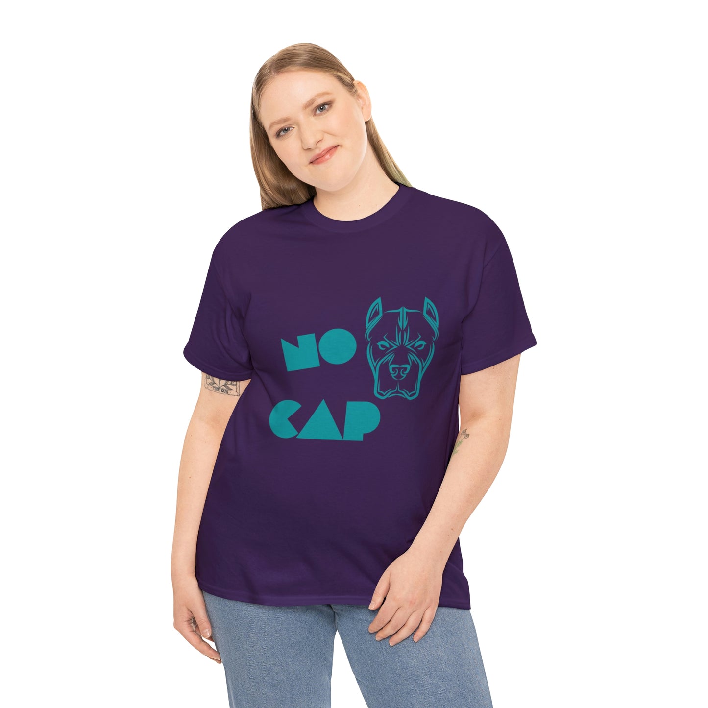 ''NO CAP " Unisex Heavy Cotton Tee