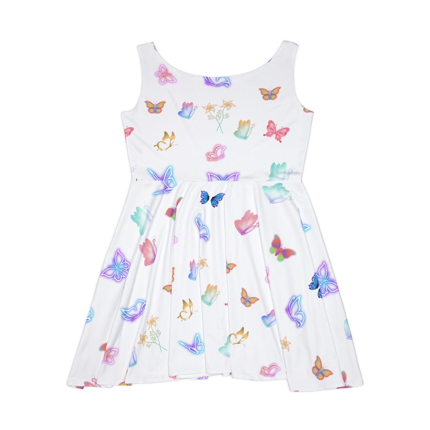 "GLOWING BUTTERFLIES" Women's Skater Dress