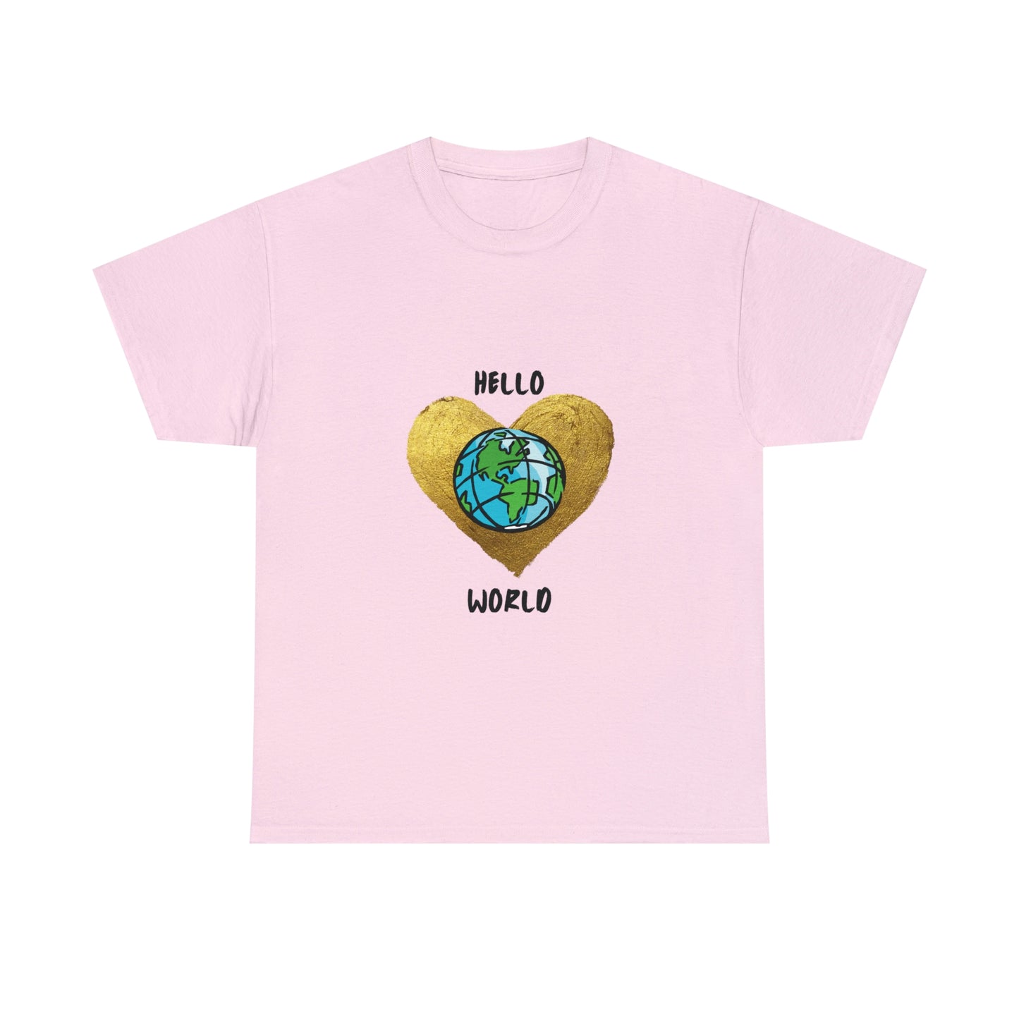 "Hello World" Unisex Heavy Cotton Tee