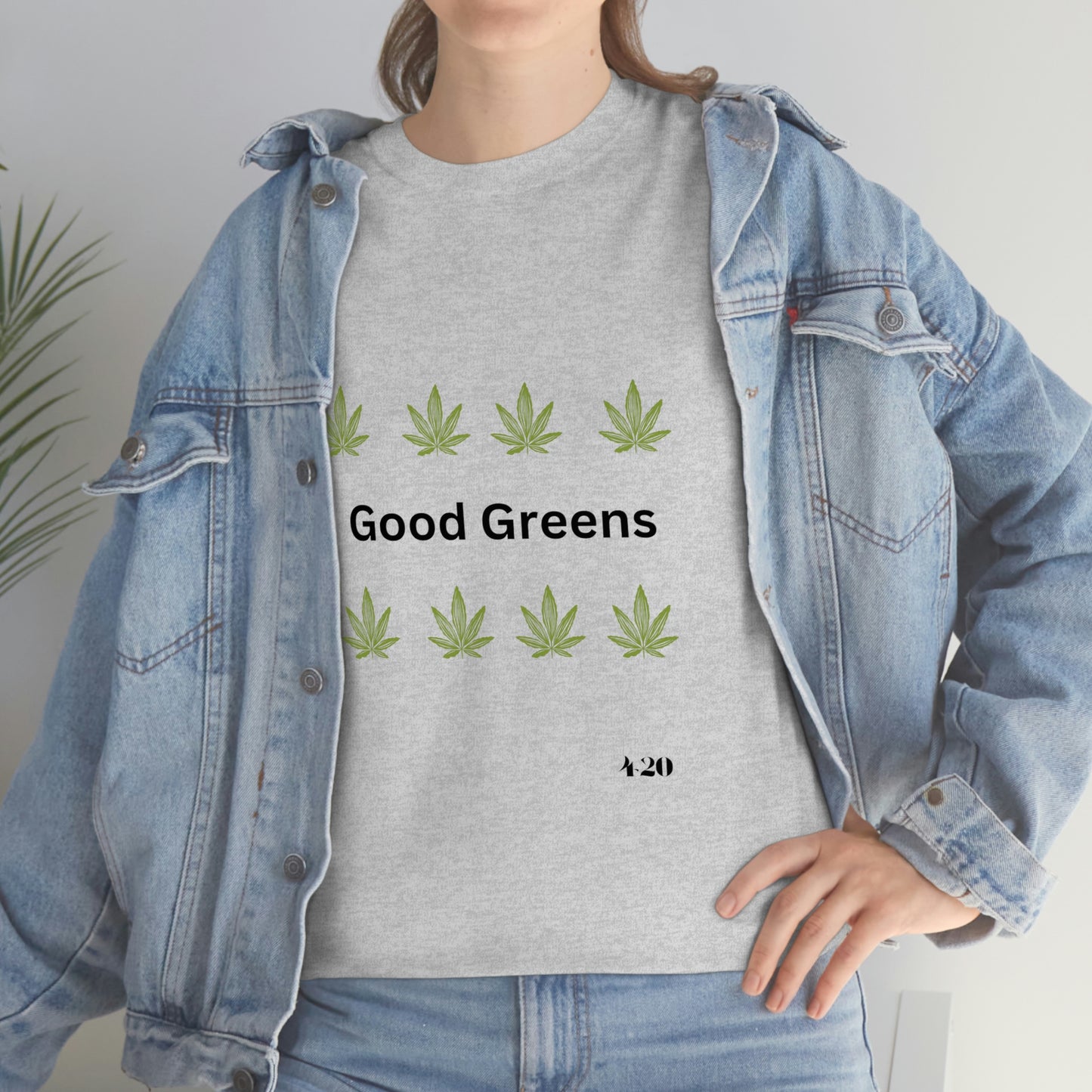 "Good Green" Unisex Heavy Cotton Tee