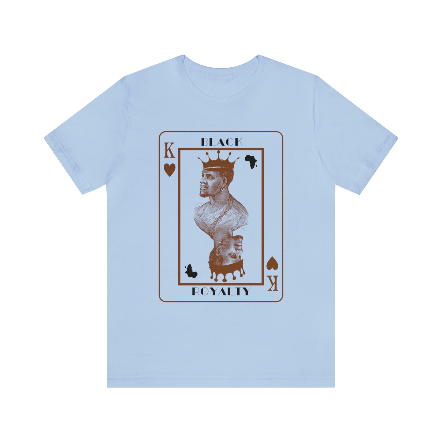 "King - Black Royalty" - Unisex Jersey Short Sleeve Tee