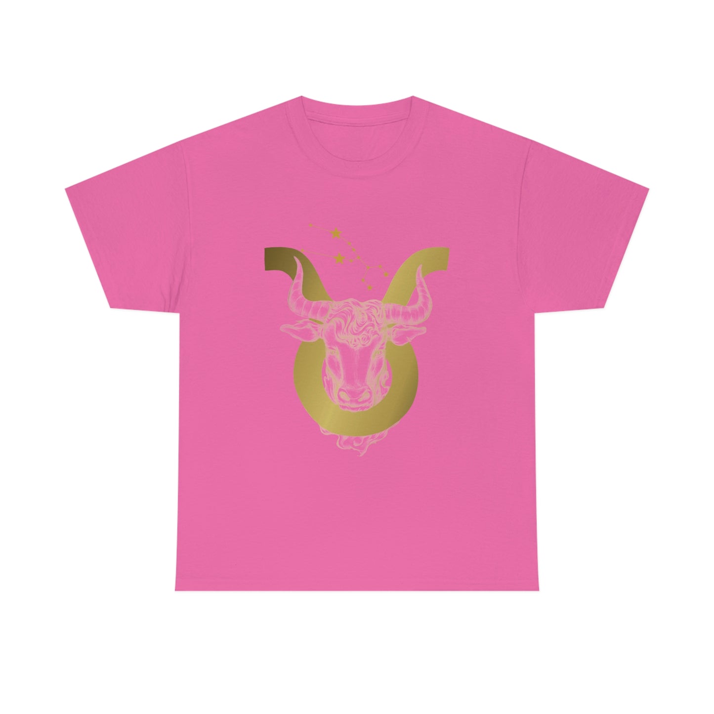 "Taurus Symbol and Glyph" Unisex Heavy Cotton Tee