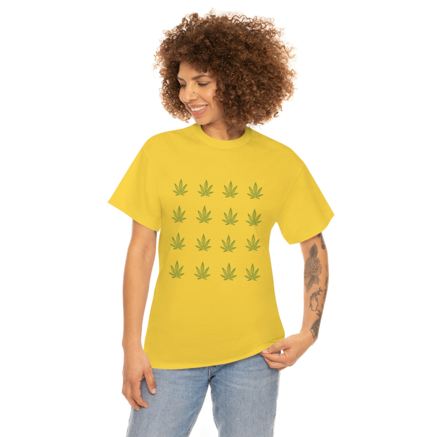 "Weed Print" Unisex Heavy Cotton Tee