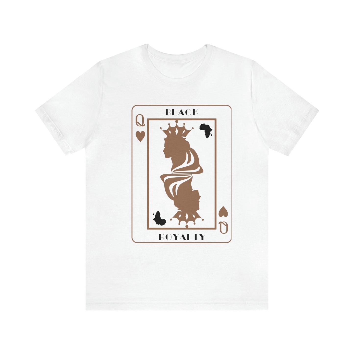 "Queen - Black Royalty" - Unisex Jersey Short Sleeve Tee