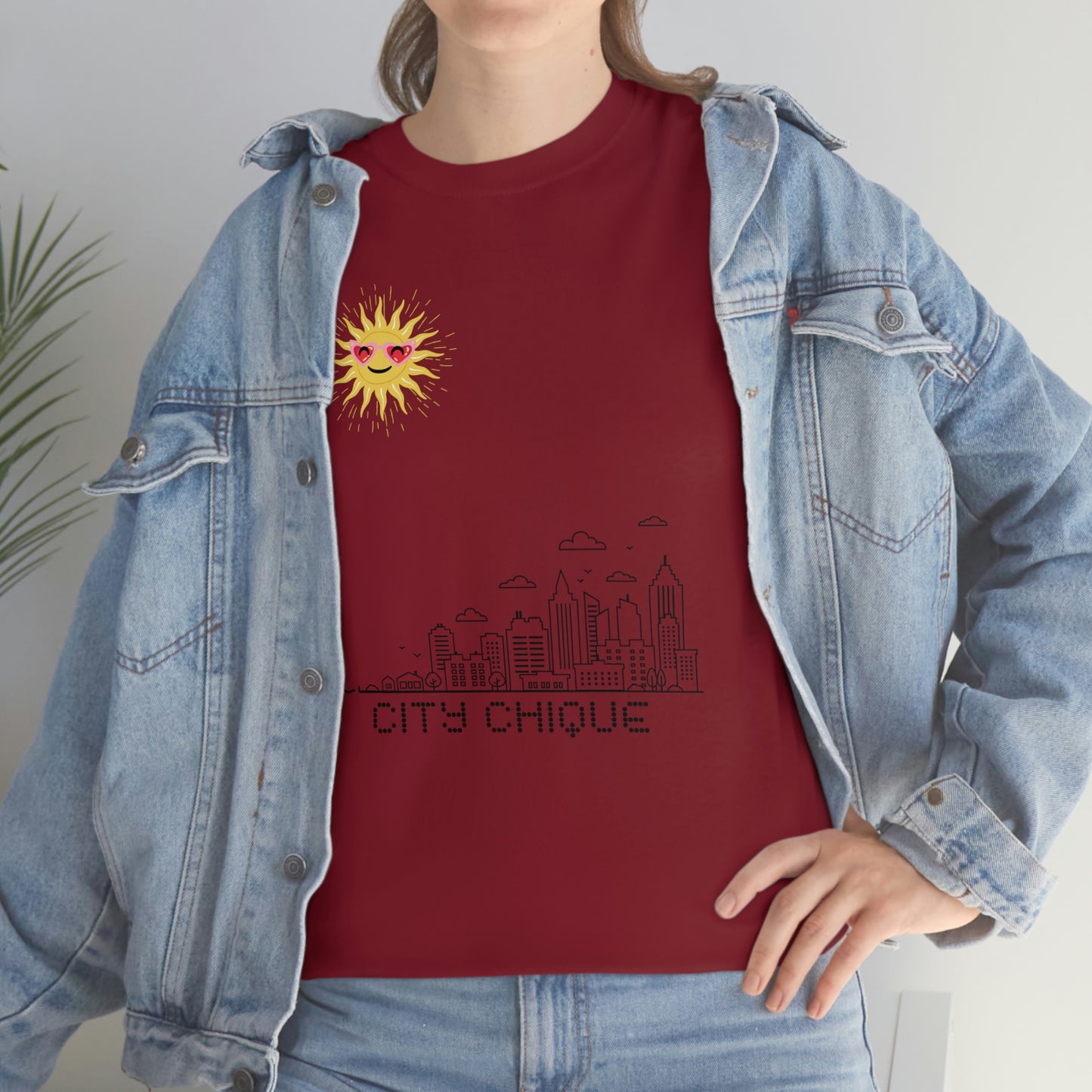 "City Chic" Unisex Heavy Cotton Tee