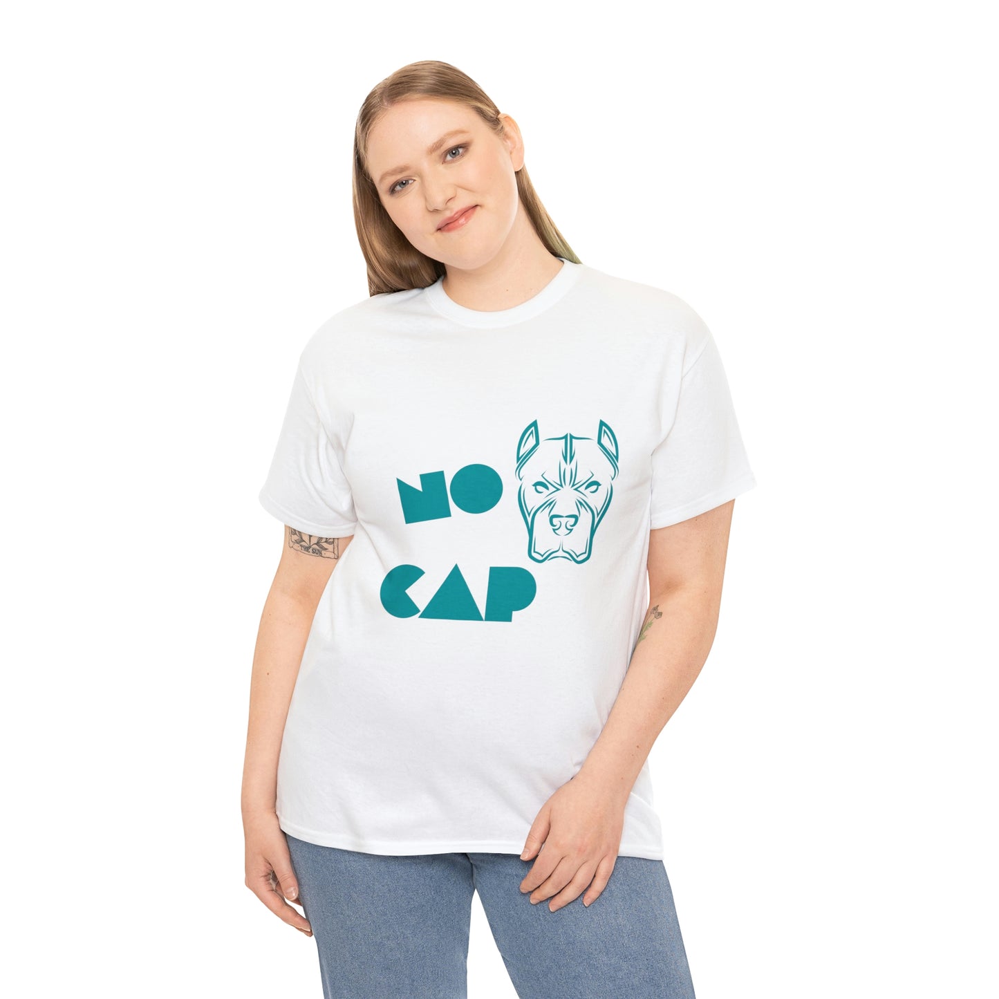 ''NO CAP " Unisex Heavy Cotton Tee