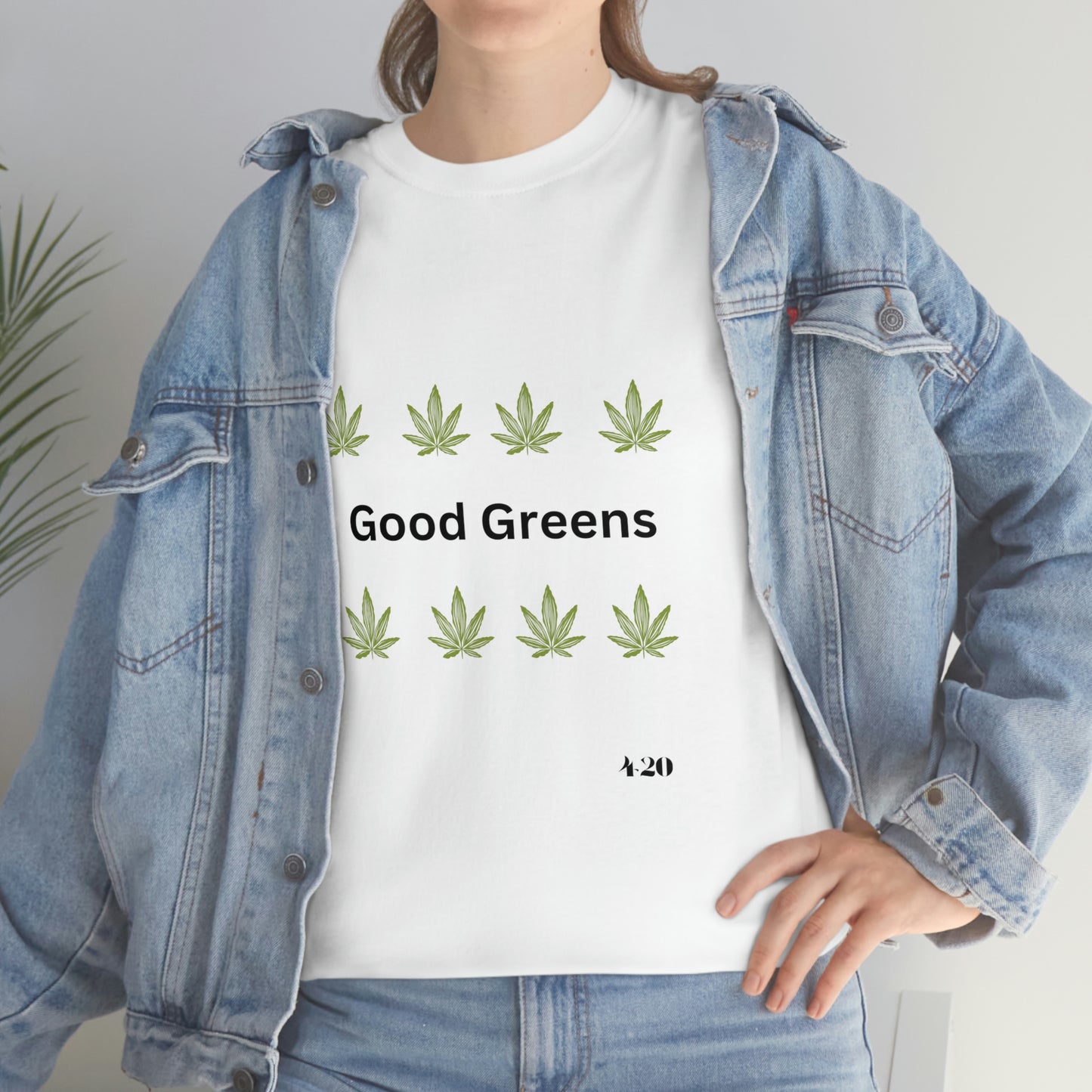"Good Green" Unisex Heavy Cotton Tee