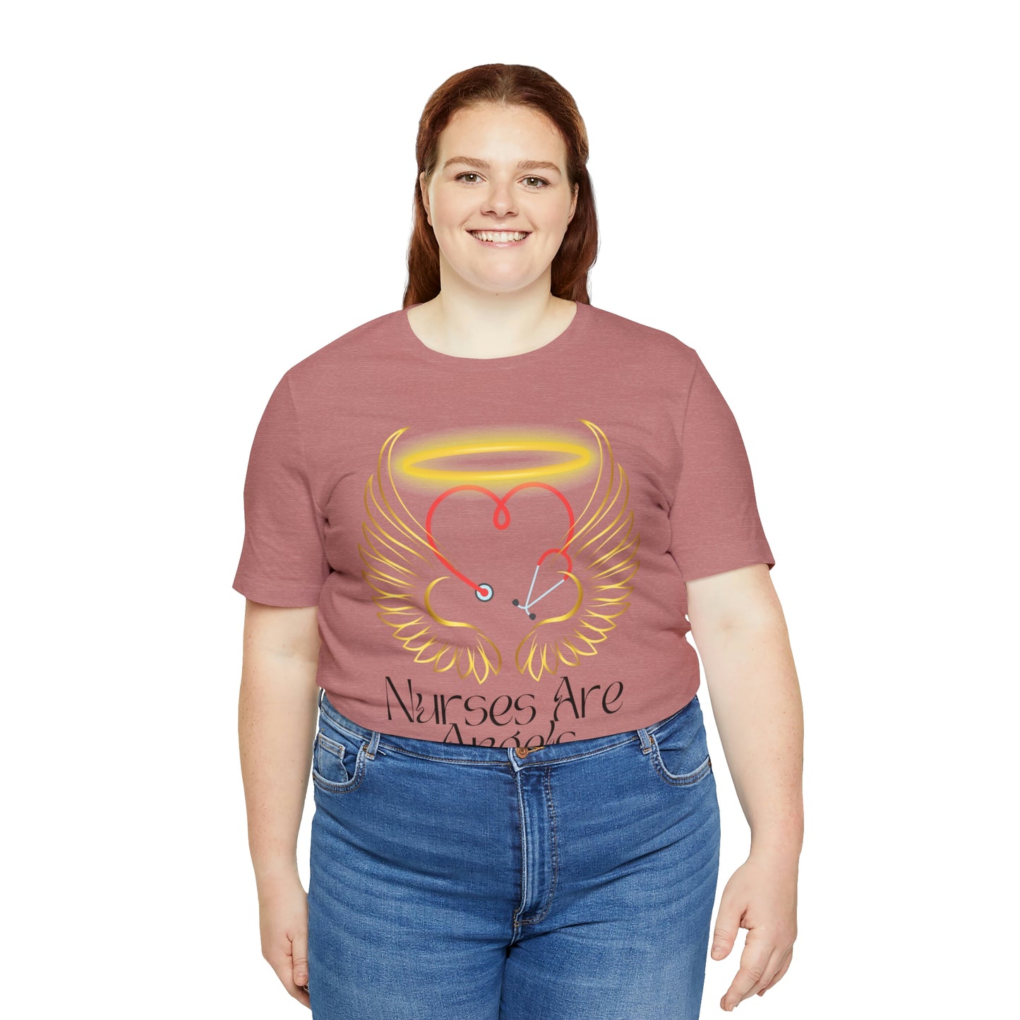 "Nurses Are Angels" - Unisex Jersey Short Sleeve Tee