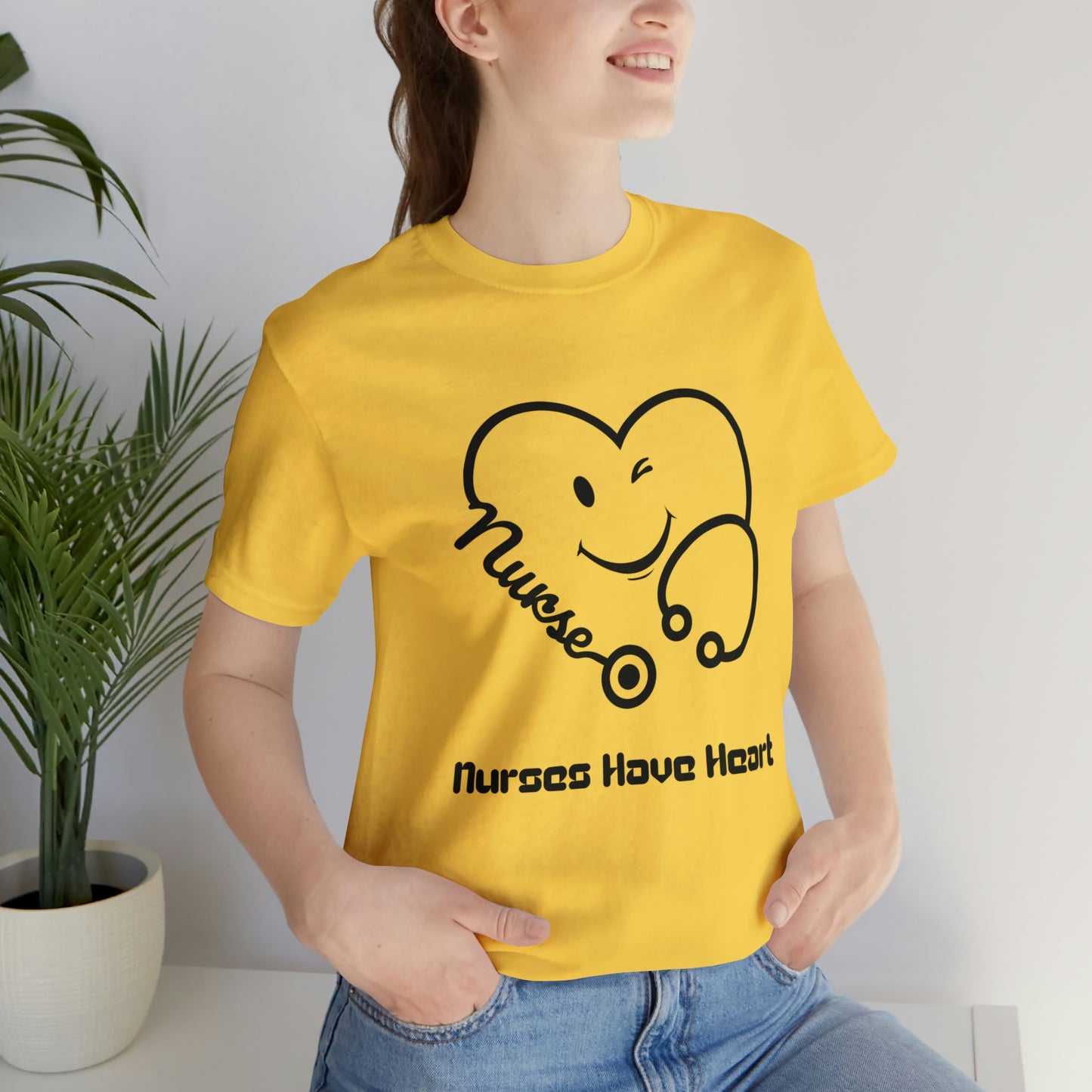"Nurses Have Heart" - Unisex Jersey Short Sleeve Tee
