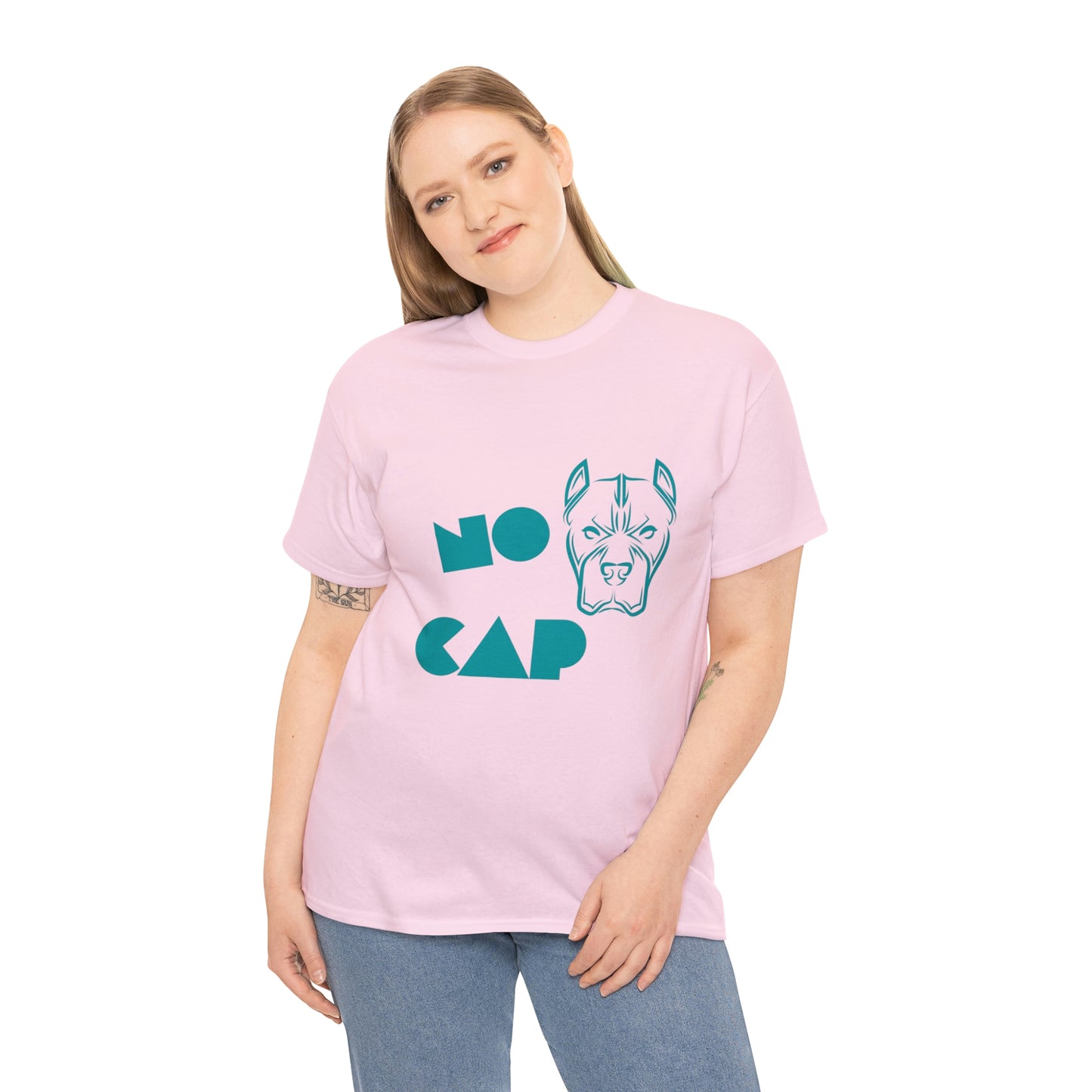 ''NO CAP " Unisex Heavy Cotton Tee