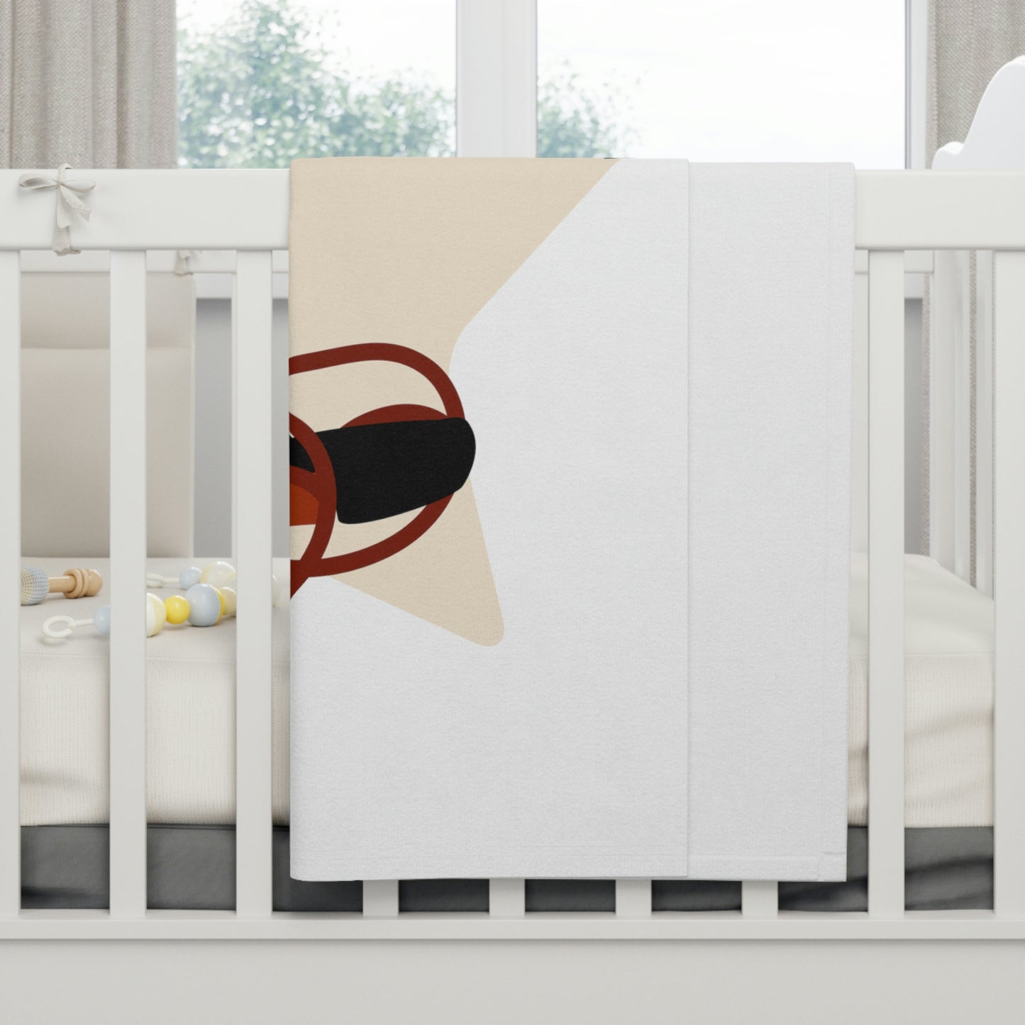 "My Grandma is a Rockstar" Large Design - Soft Fleece Baby Blanket