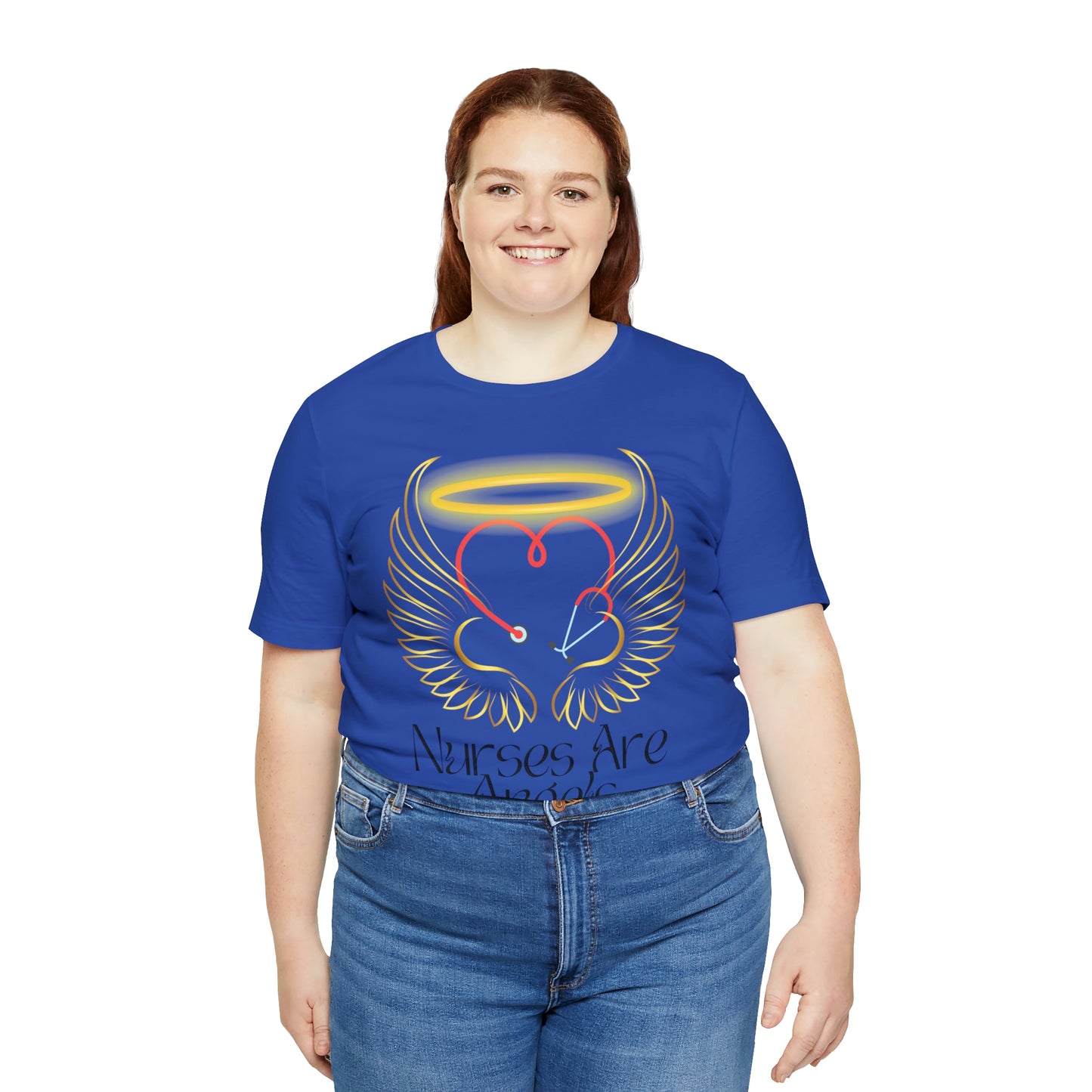 "Nurses Are Angels" - Unisex Jersey Short Sleeve Tee