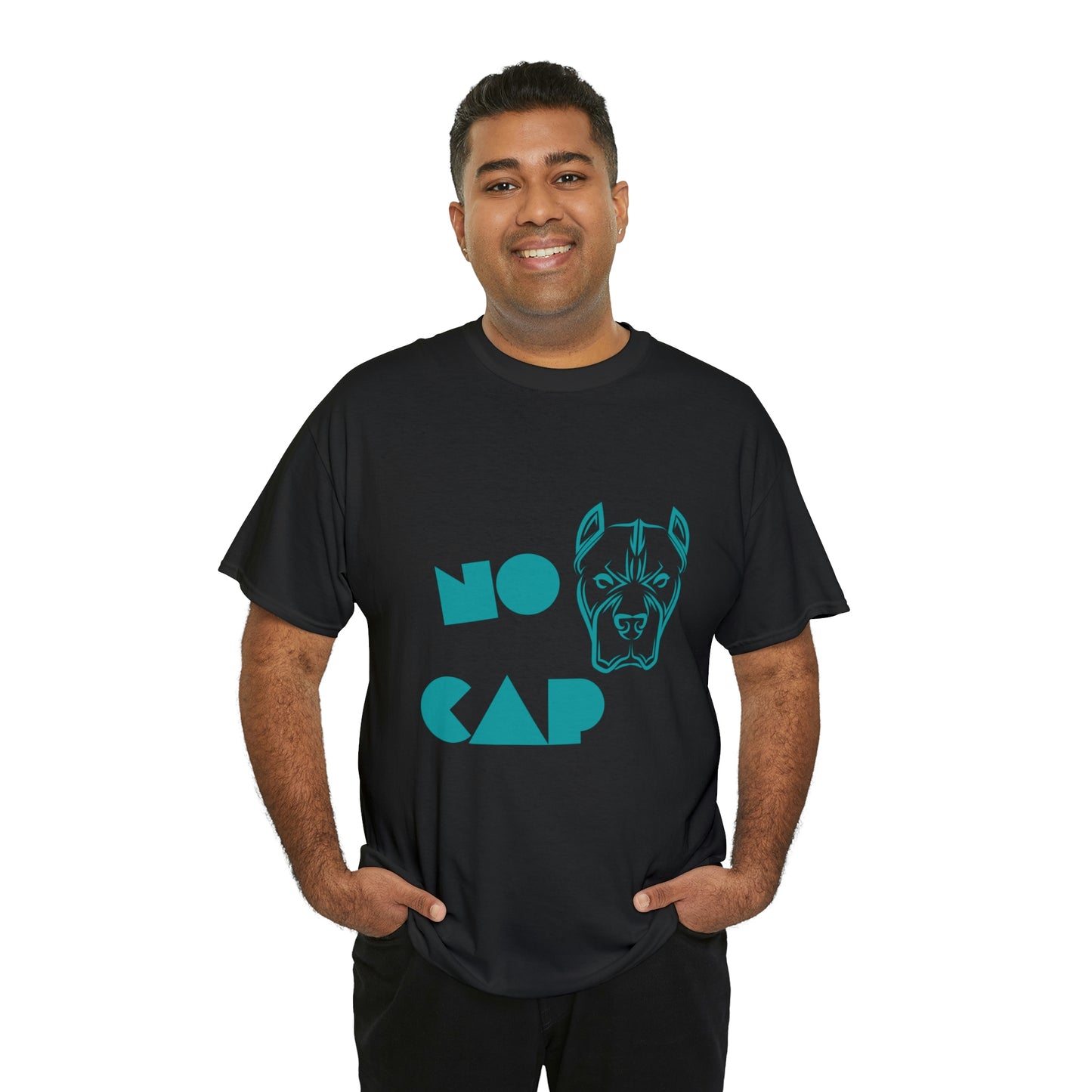 ''NO CAP " Unisex Heavy Cotton Tee