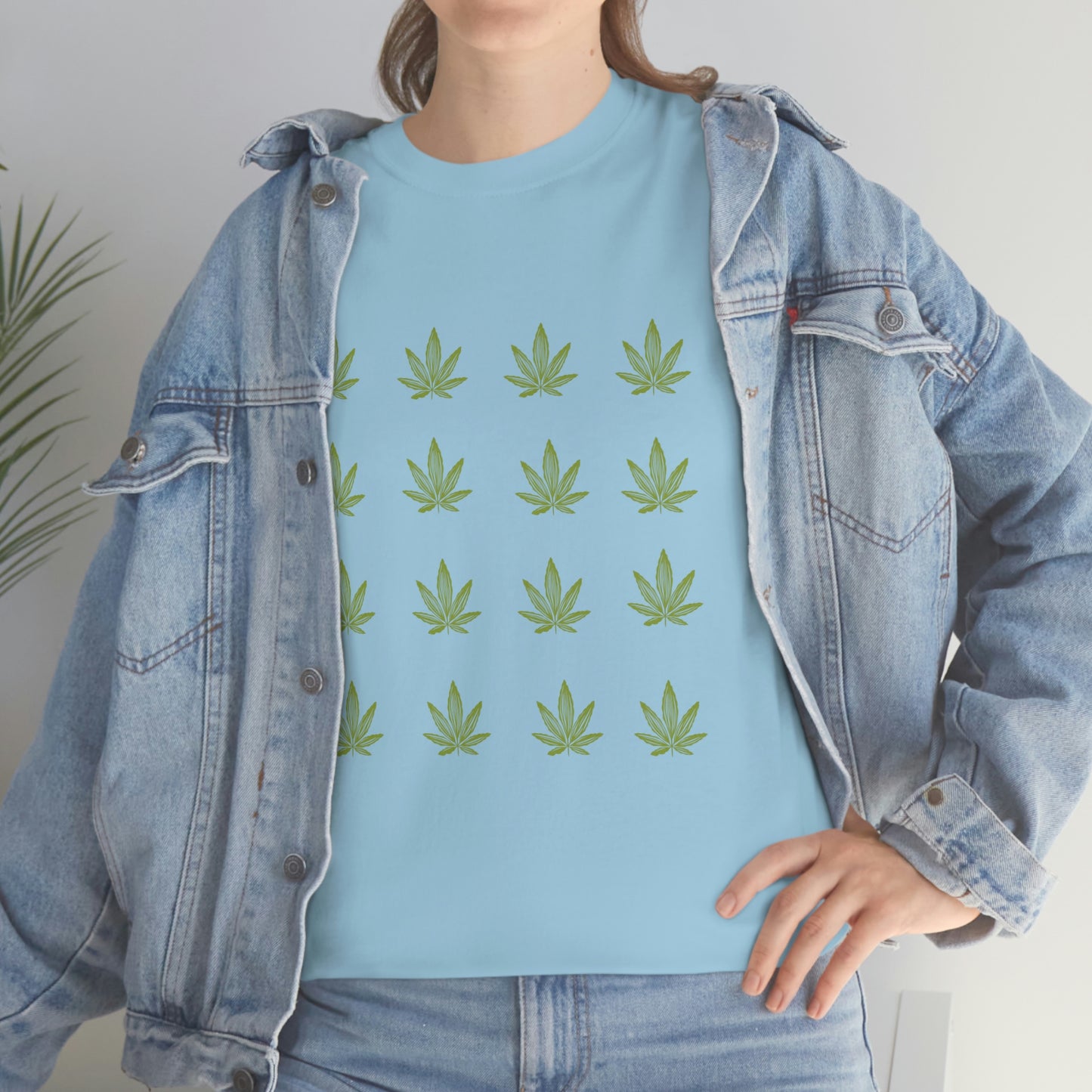 "Weed Print" Unisex Heavy Cotton Tee