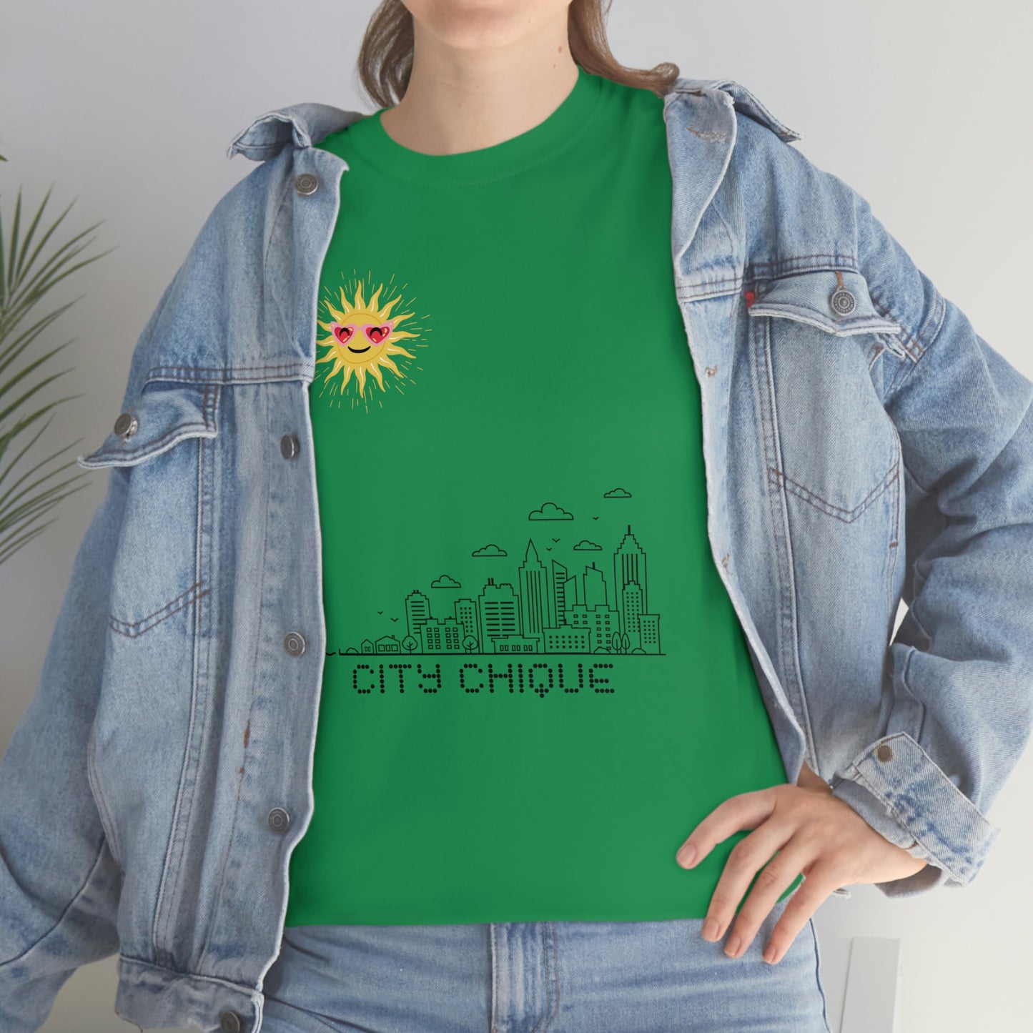 "City Chic" Unisex Heavy Cotton Tee