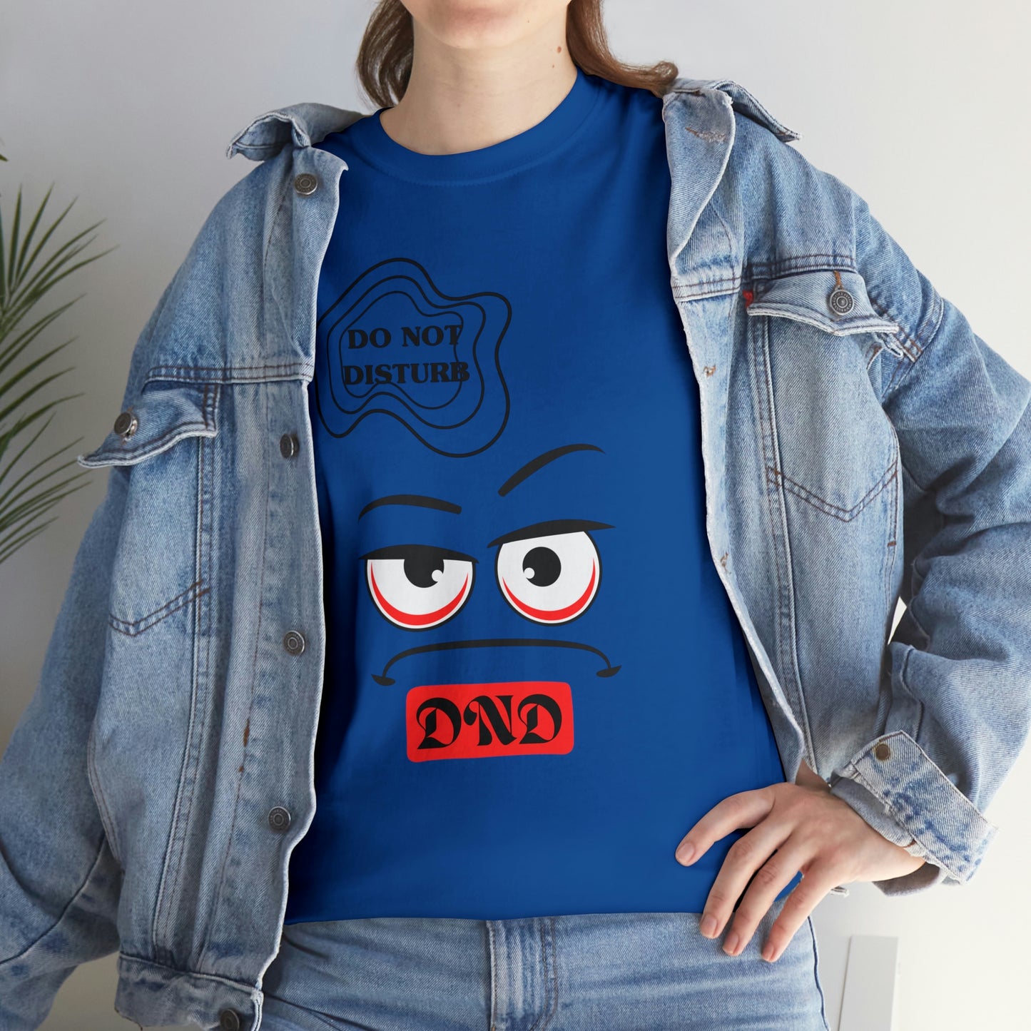 "DO NOT DISTURB" Unisex Heavy Cotton Tee