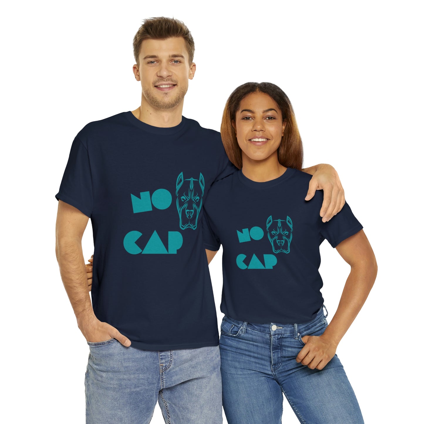 ''NO CAP " Unisex Heavy Cotton Tee