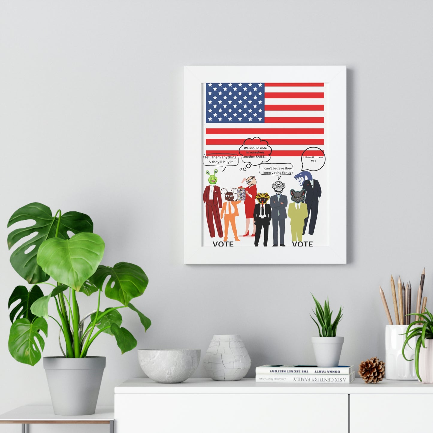 "Jar of Lies" - Framed Vertical Poster