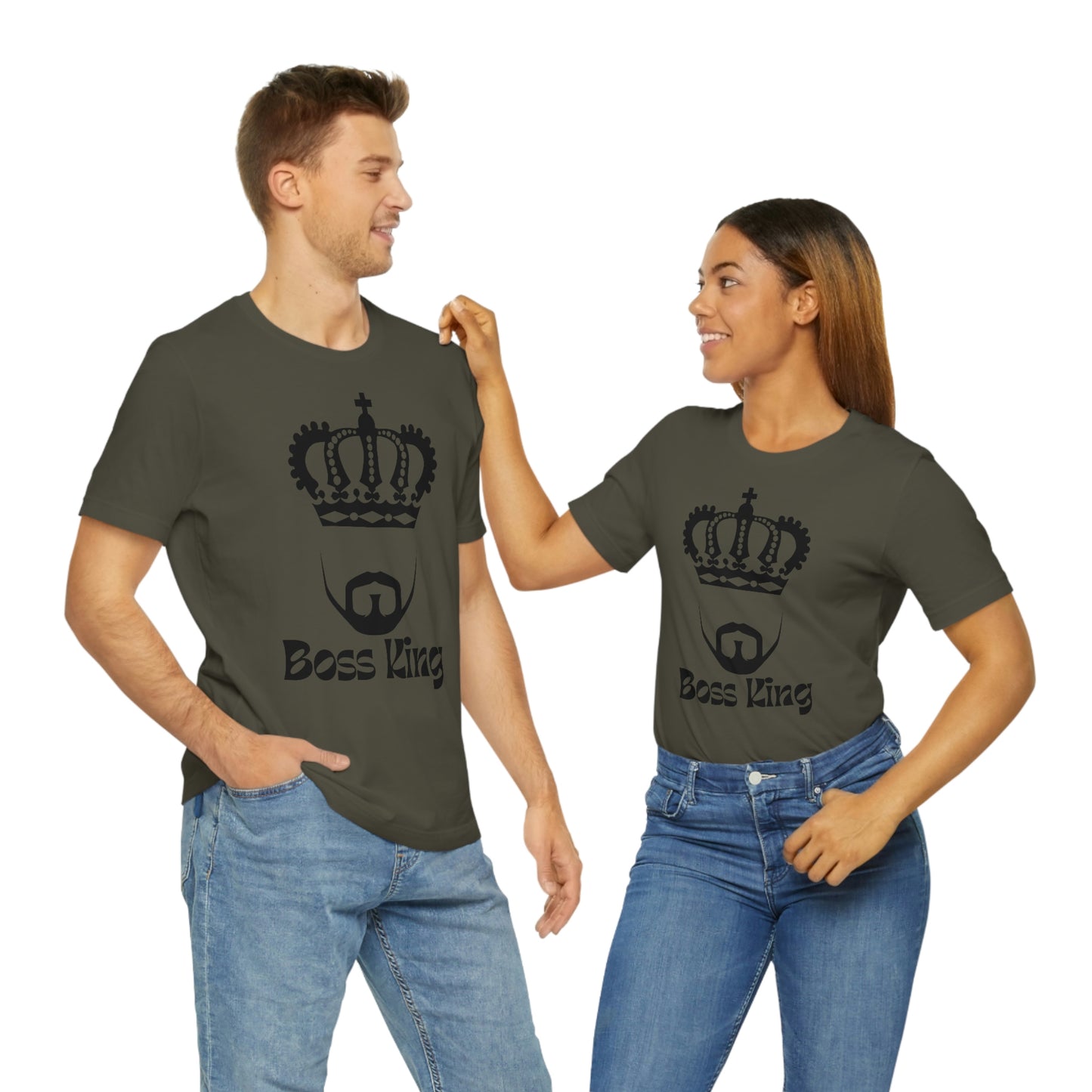 "Boss King" - Unisex Jersey Short Sleeve Tee
