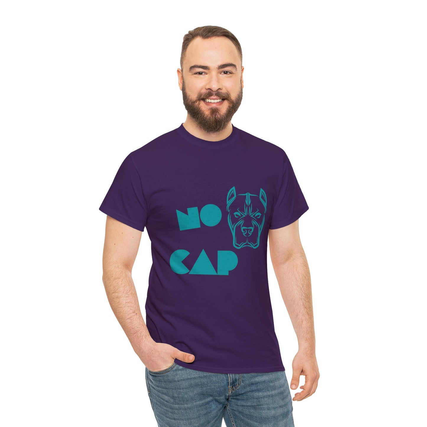 ''NO CAP " Unisex Heavy Cotton Tee