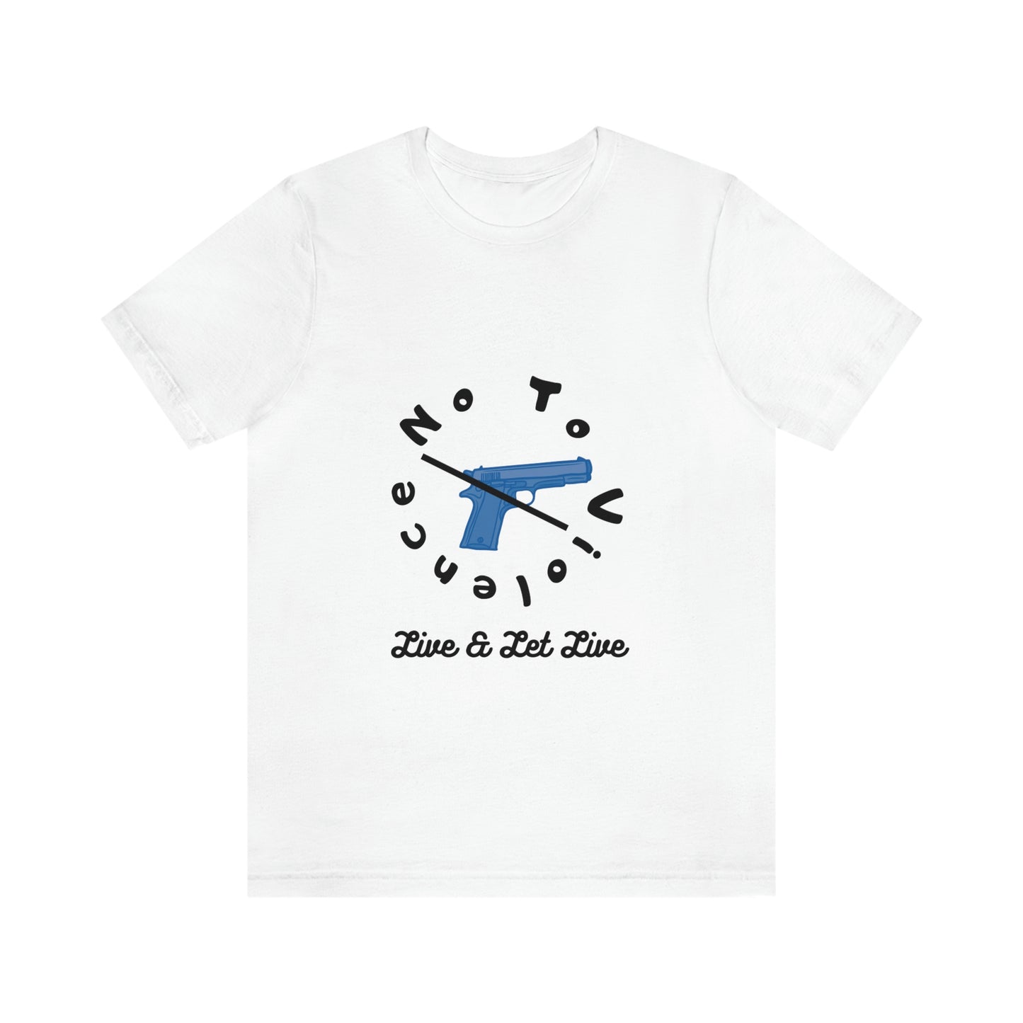 "No to Violence" - Unisex Jersey Short Sleeve Tee