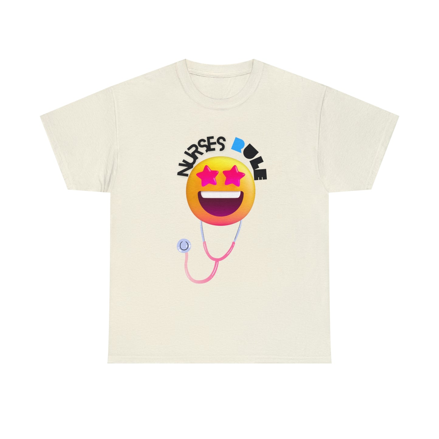 "Nurses Rule" - Unisex Heavy Cotton Tee