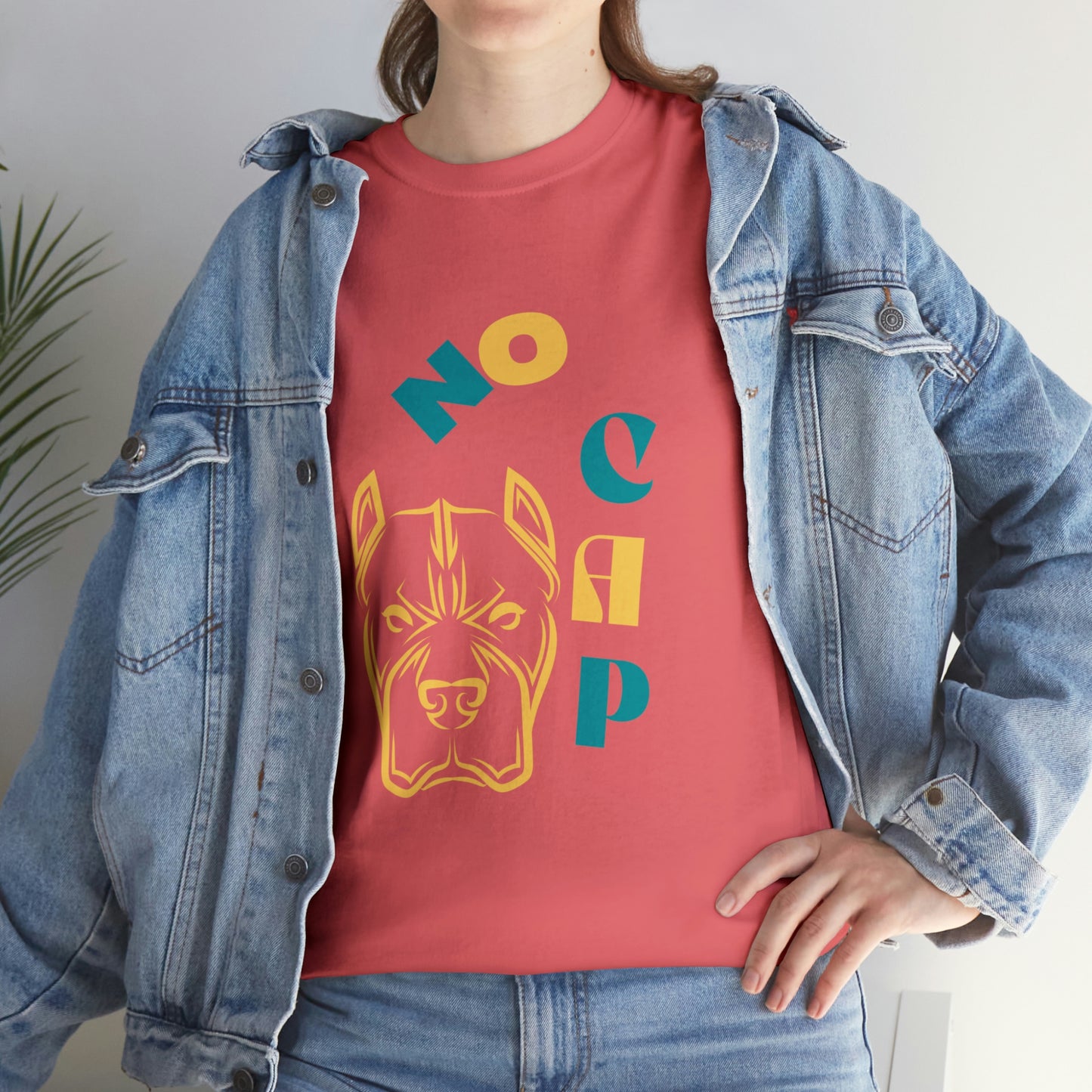 "NO CAP "Unisex Heavy Cotton Tee