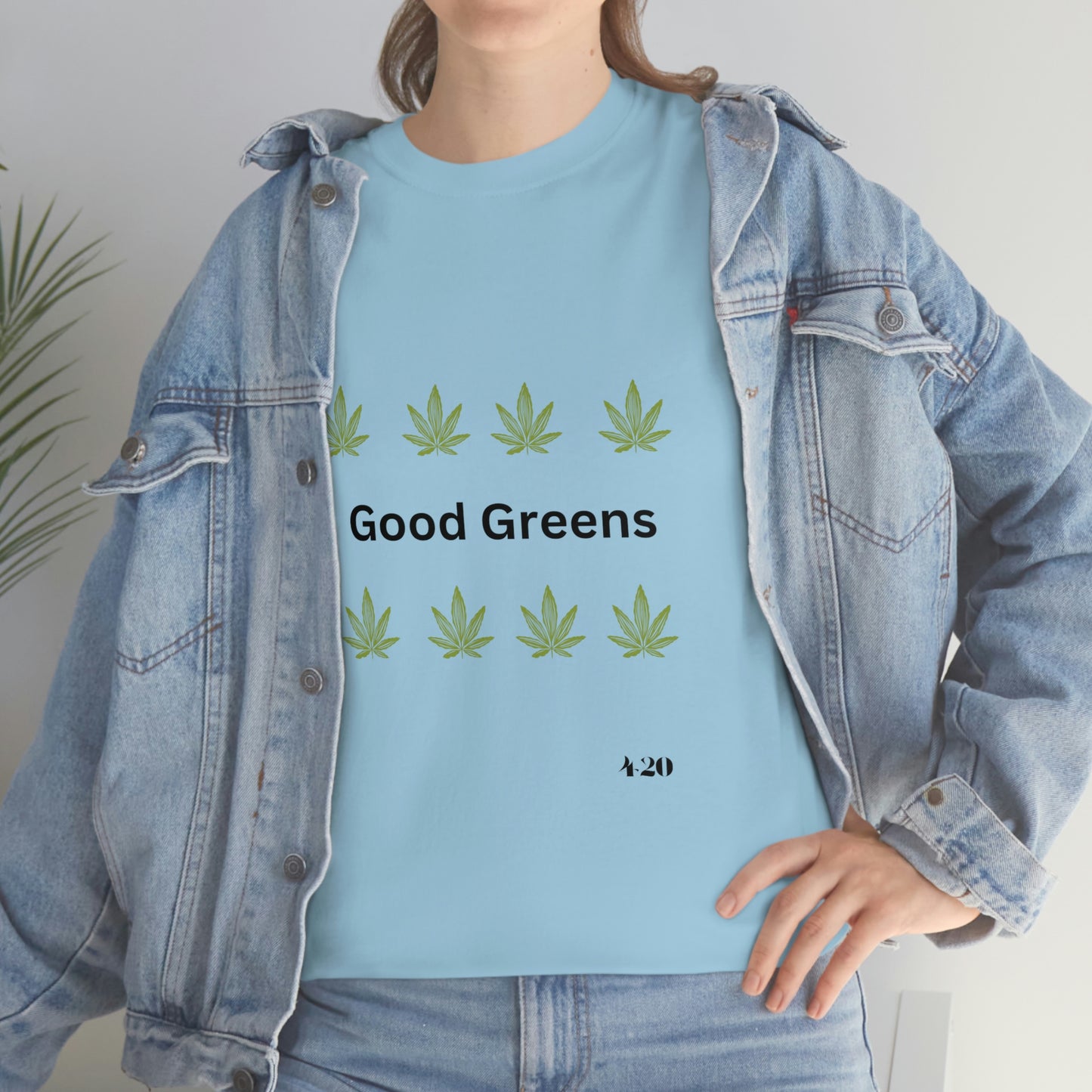 "Good Green" Unisex Heavy Cotton Tee