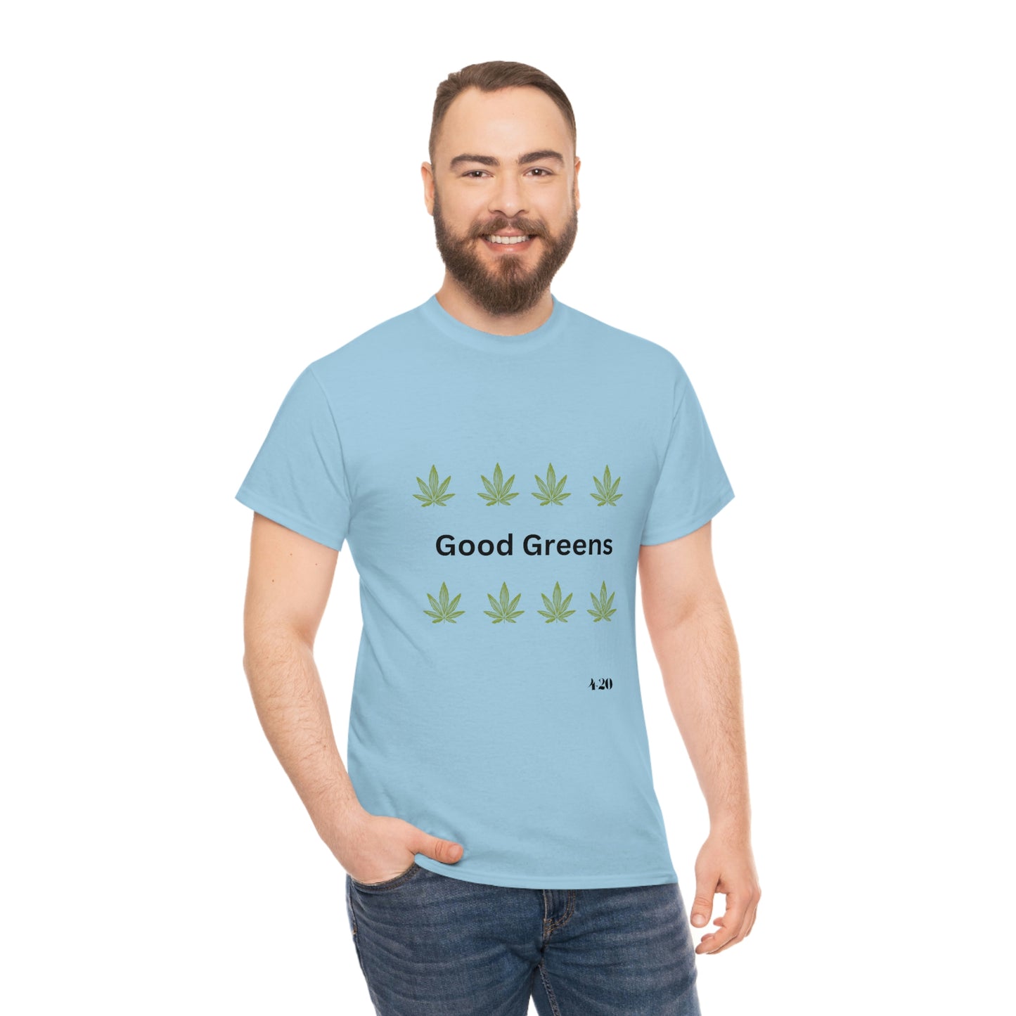 "Good Green" Unisex Heavy Cotton Tee