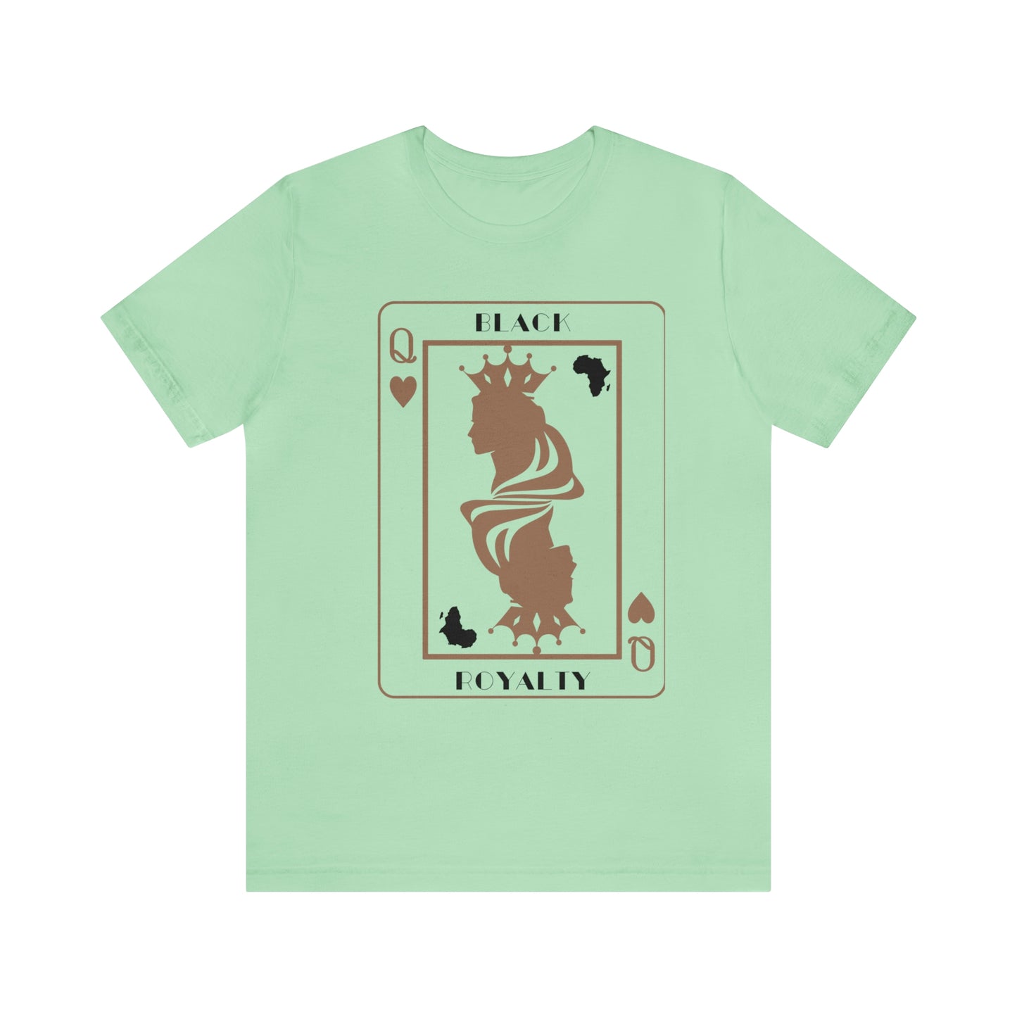 "Queen - Black Royalty" - Unisex Jersey Short Sleeve Tee