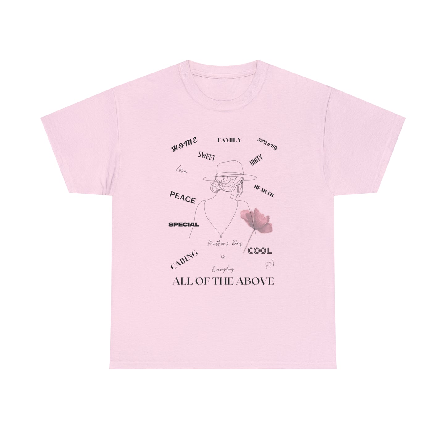 "MOM ALL OF THE ABOVE" Unisex Heavy Cotton Tee