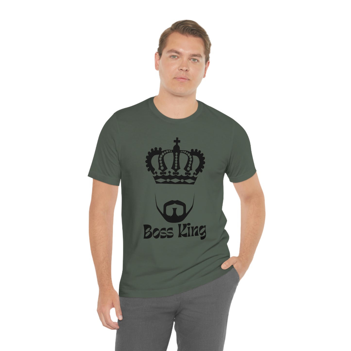 "Boss King" - Unisex Jersey Short Sleeve Tee