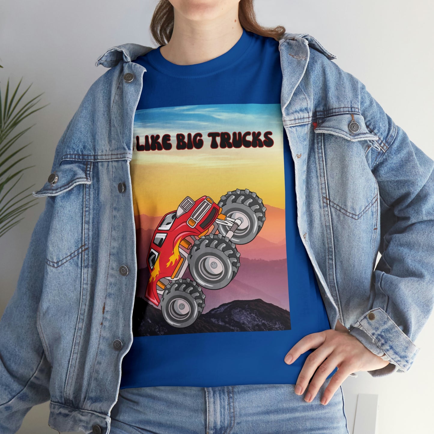 "I LIKE BIG TRUCKS" Unisex Heavy Cotton Tee