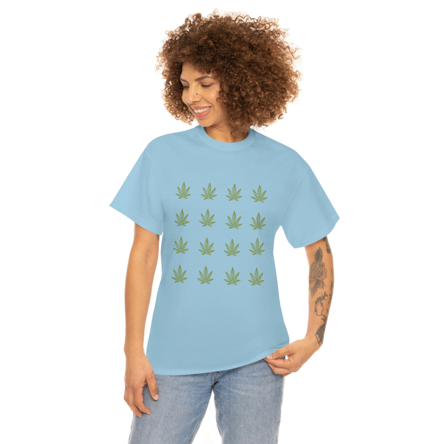 "Weed Print" Unisex Heavy Cotton Tee
