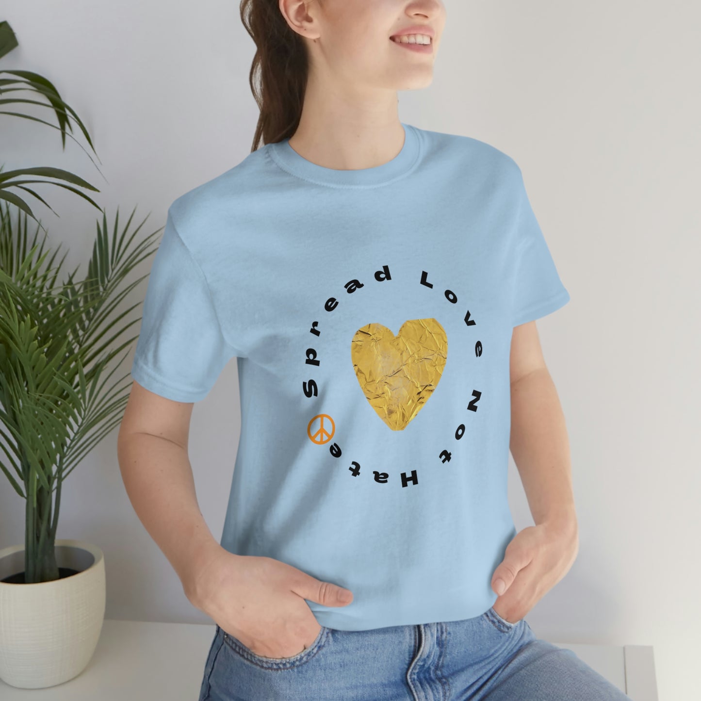 "Spread Love..." Unisex Jersey Short Sleeve Tee