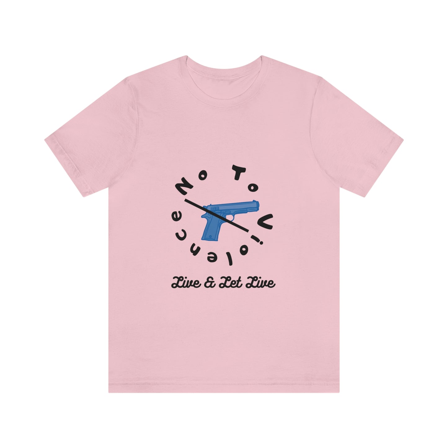 "No to Violence" - Unisex Jersey Short Sleeve Tee