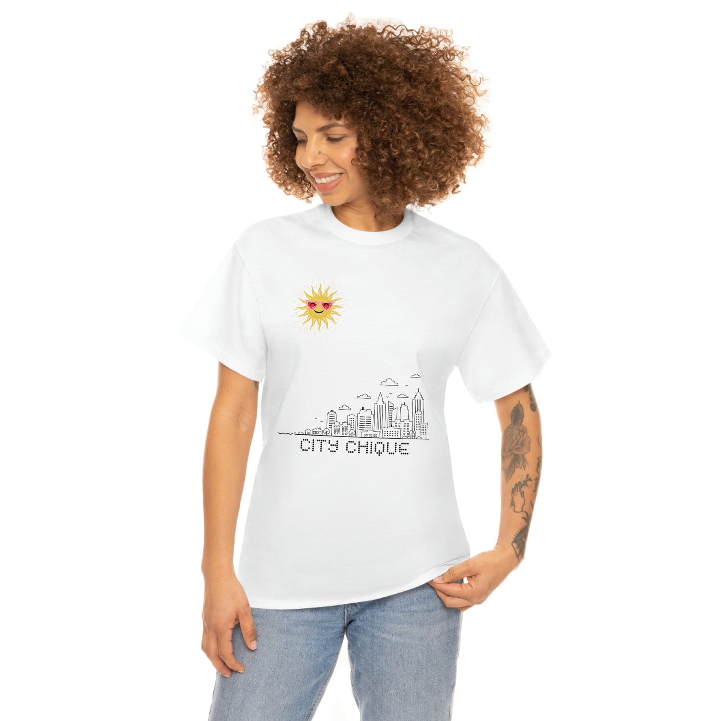 "City Chic" Unisex Heavy Cotton Tee