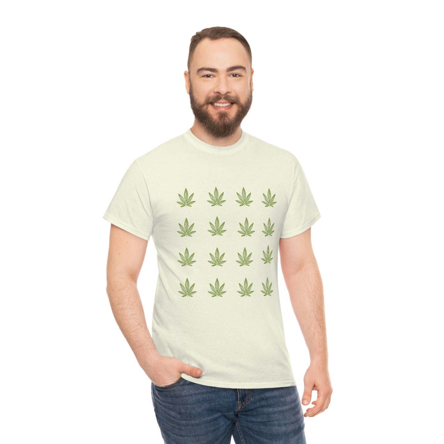 "Weed Print" Unisex Heavy Cotton Tee