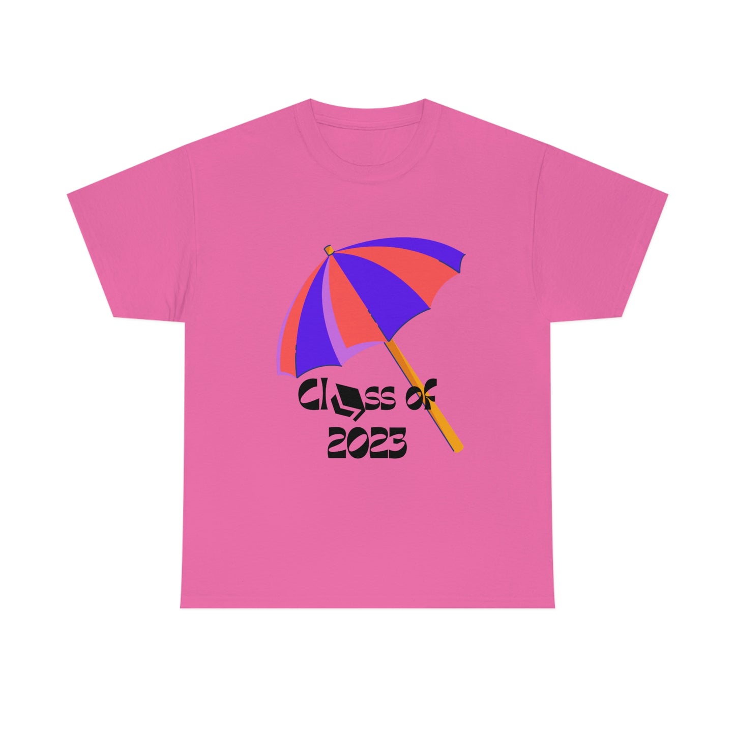 "Beach Umbrella 2023 Graduate" Unisex Heavy Cotton Tee