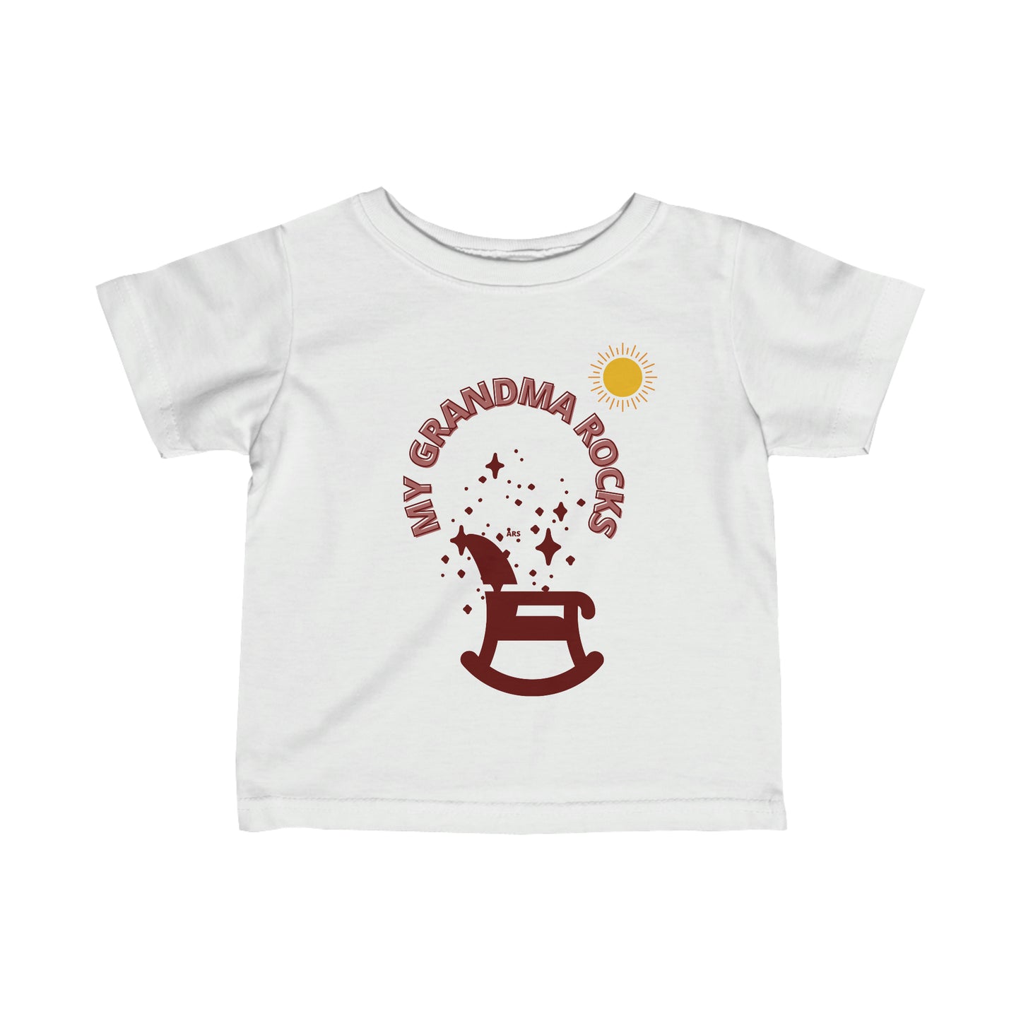 "My Grandma Rocks" - Infant Fine Jersey Tee