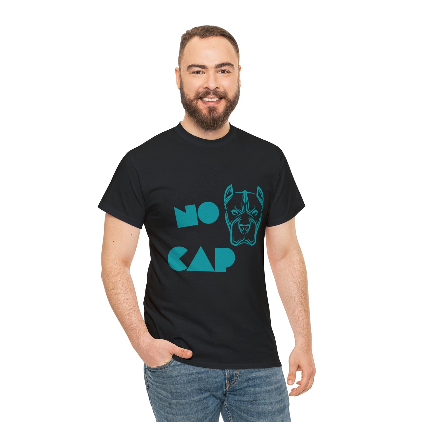 ''NO CAP " Unisex Heavy Cotton Tee