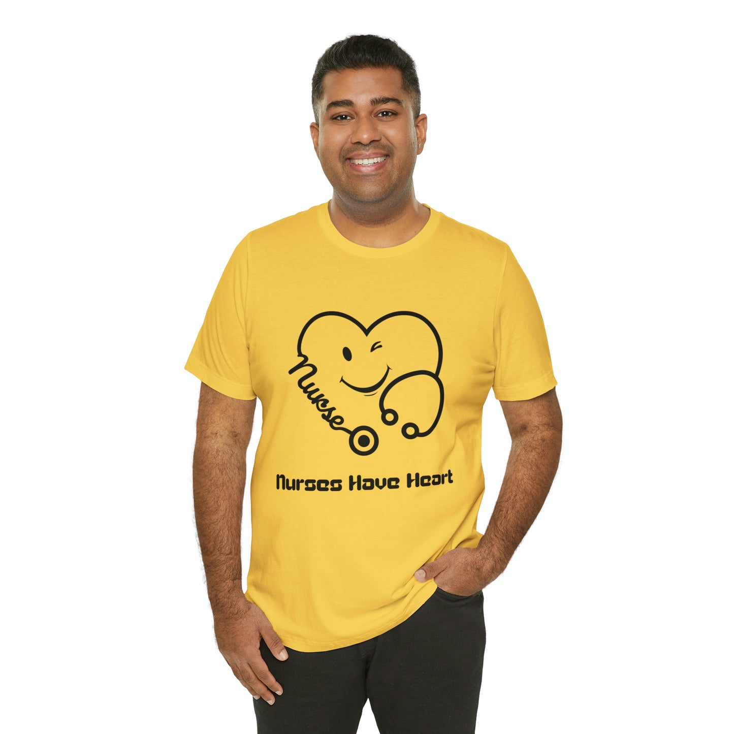 "Nurses Have Heart" - Unisex Jersey Short Sleeve Tee