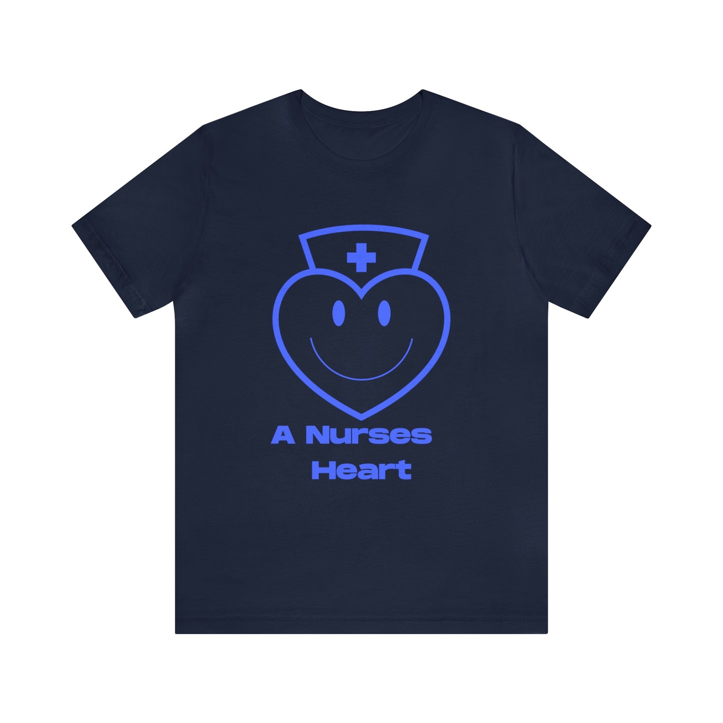 "A Nurses Heart" - Unisex Jersey Short Sleeve Tee