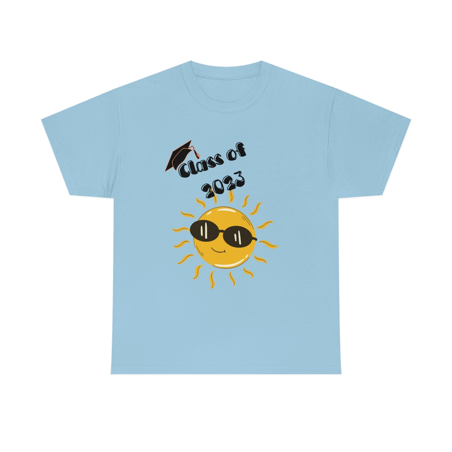 "Class of 2023 Sunshine wearing Shades" Unisex Heavy Cotton Tee