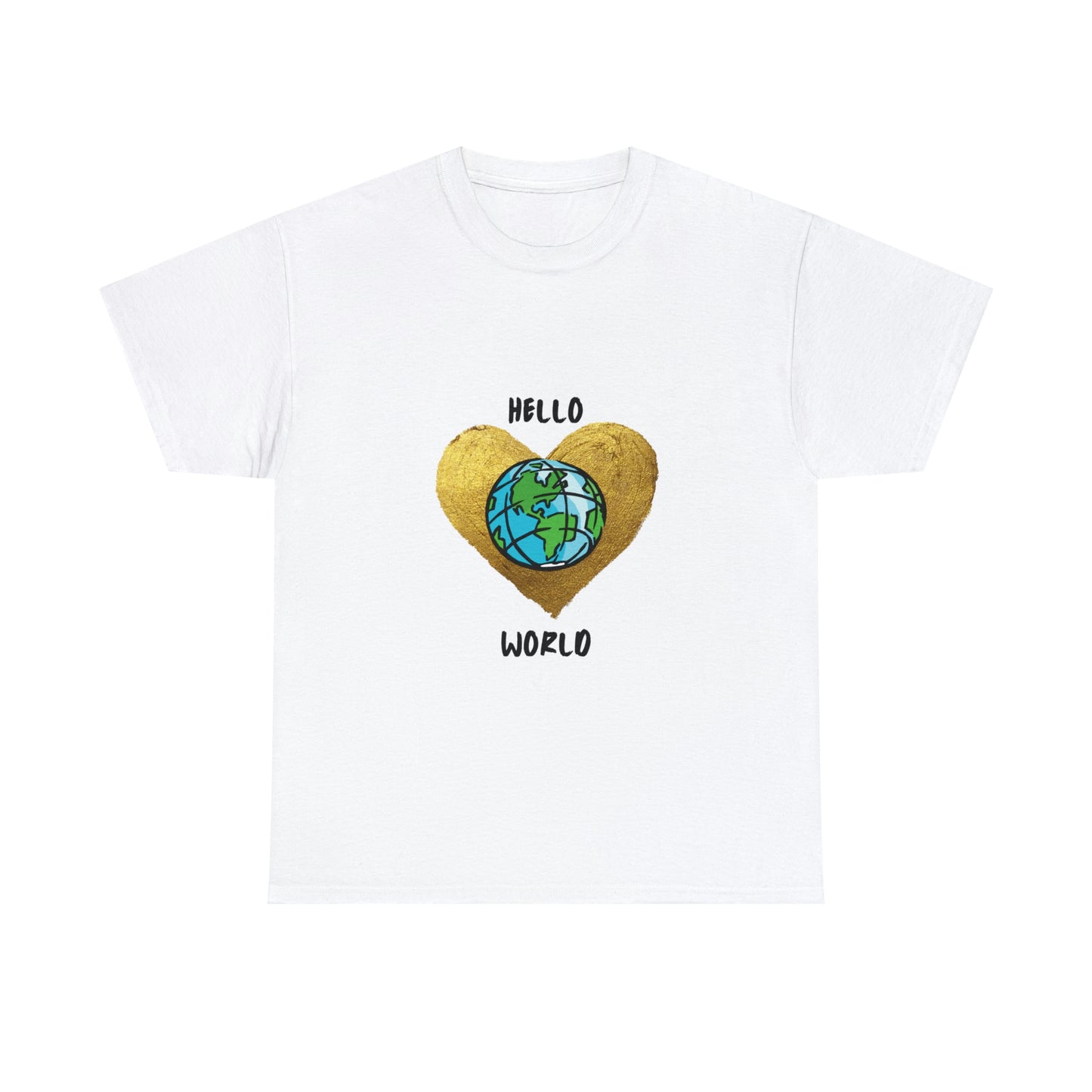 "Hello World" Unisex Heavy Cotton Tee