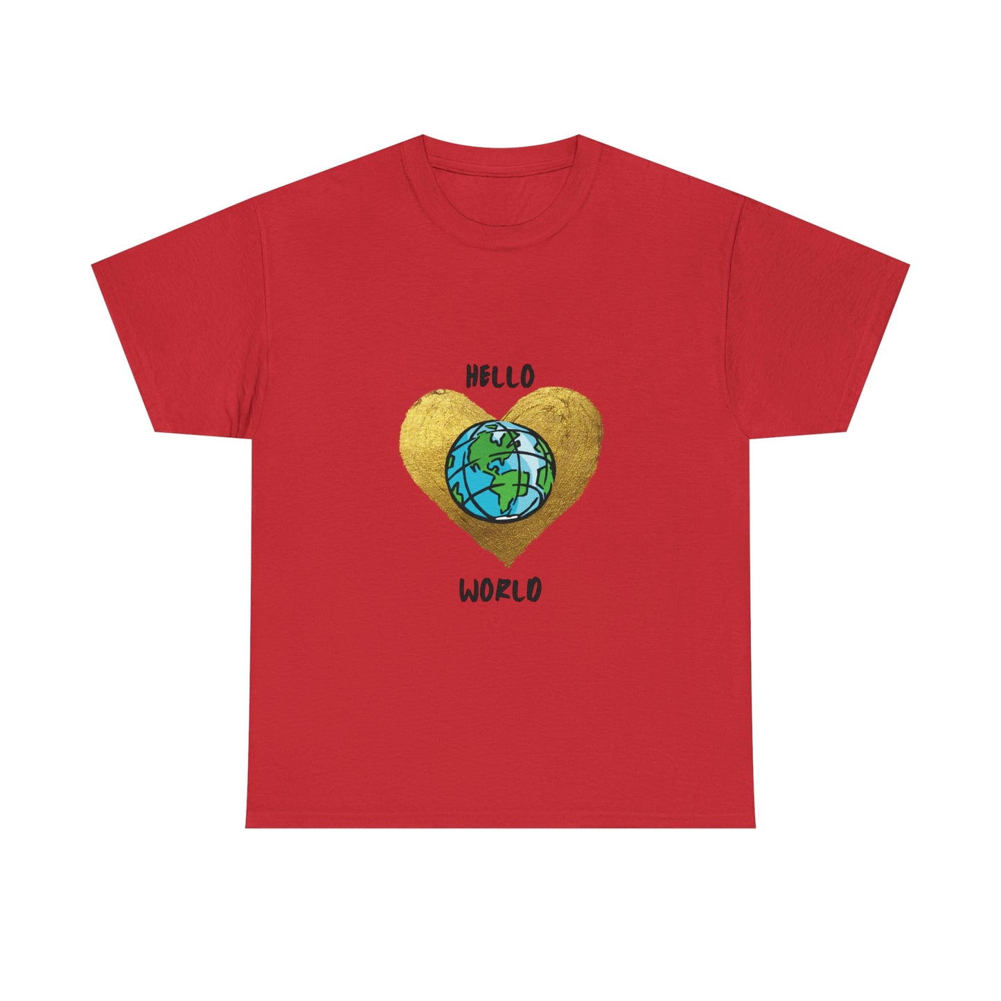 "Hello World" Unisex Heavy Cotton Tee