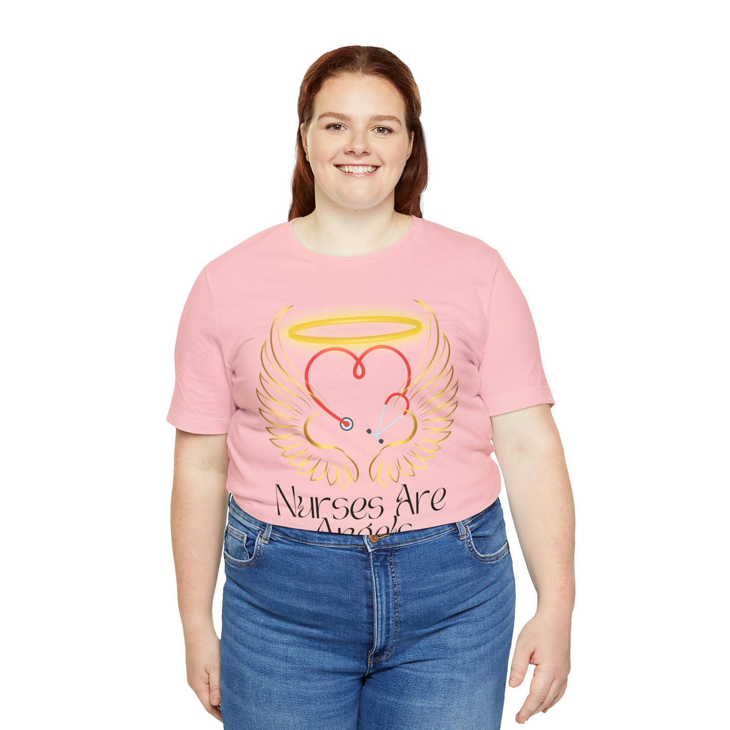 "Nurses Are Angels" - Unisex Jersey Short Sleeve Tee