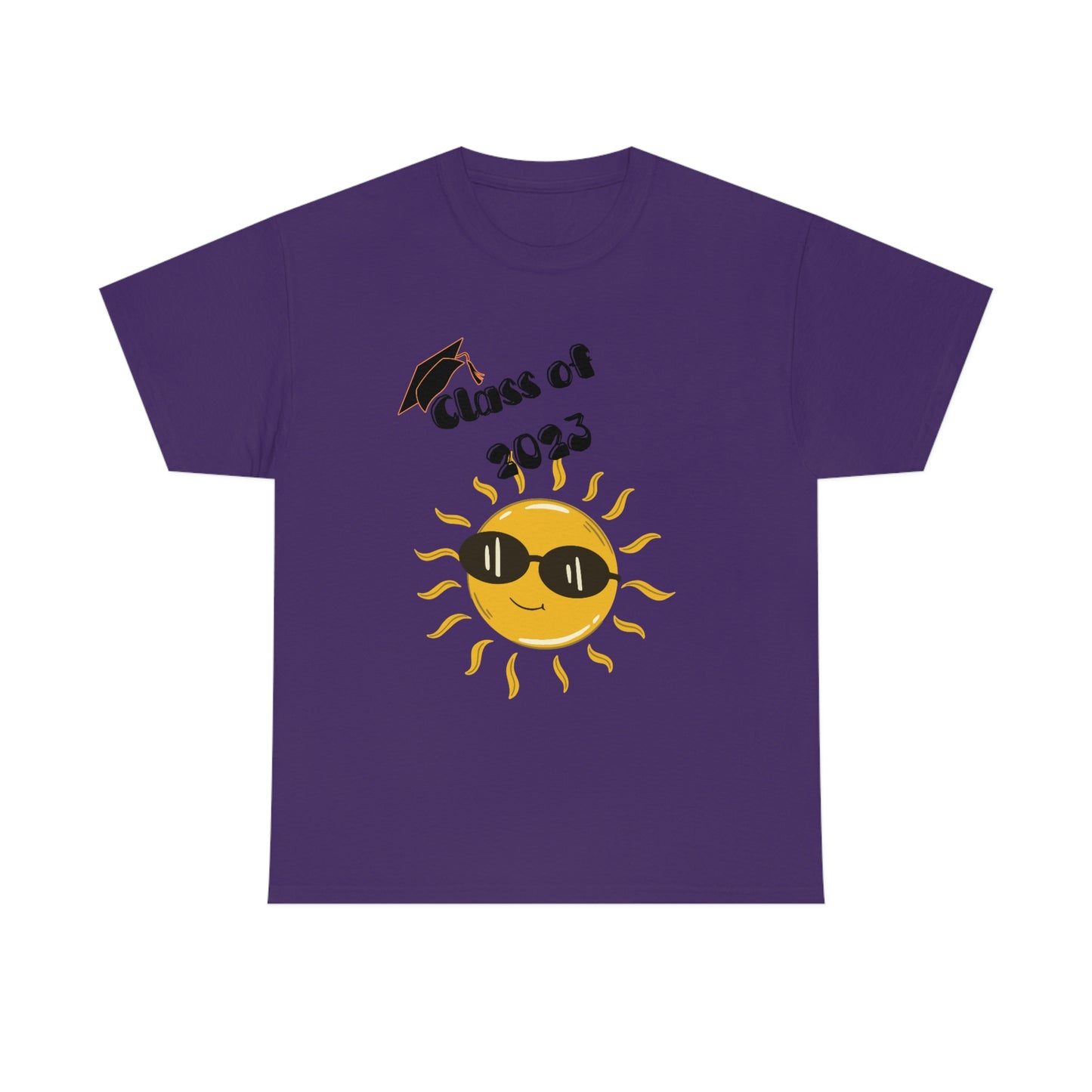 "Class of 2023 Sunshine wearing Shades" Unisex Heavy Cotton Tee
