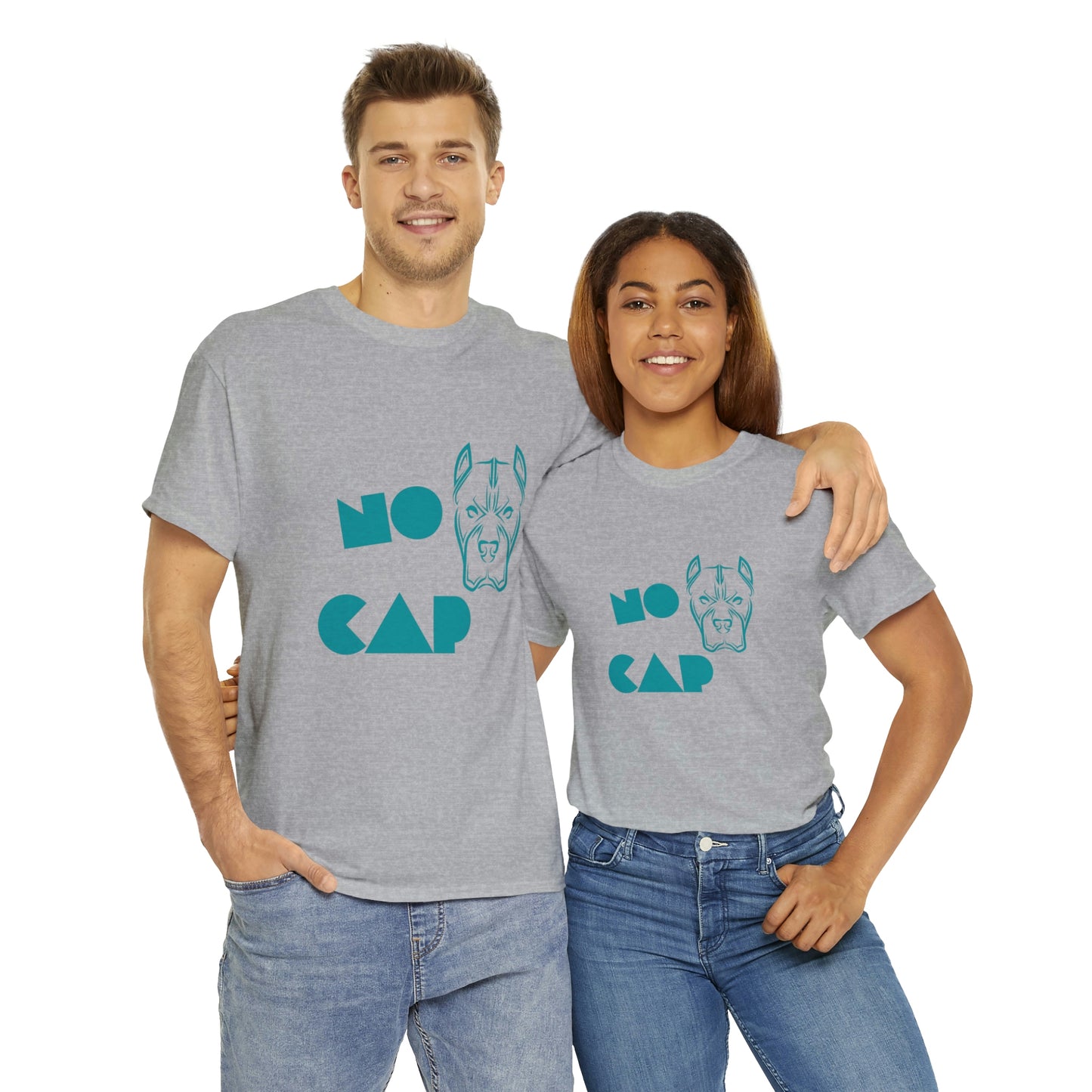 ''NO CAP " Unisex Heavy Cotton Tee